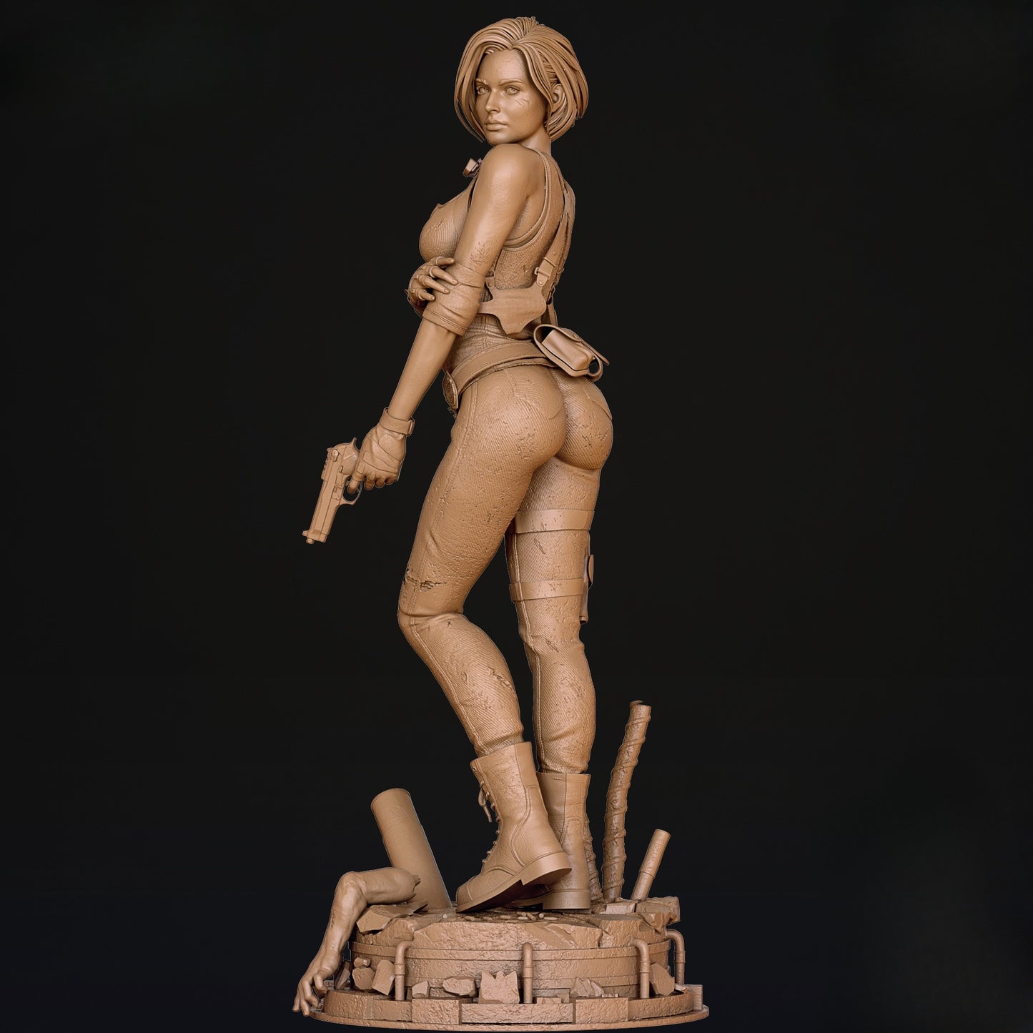 1402 Jill Valentine_Resident Evil - STL 3D Print Files