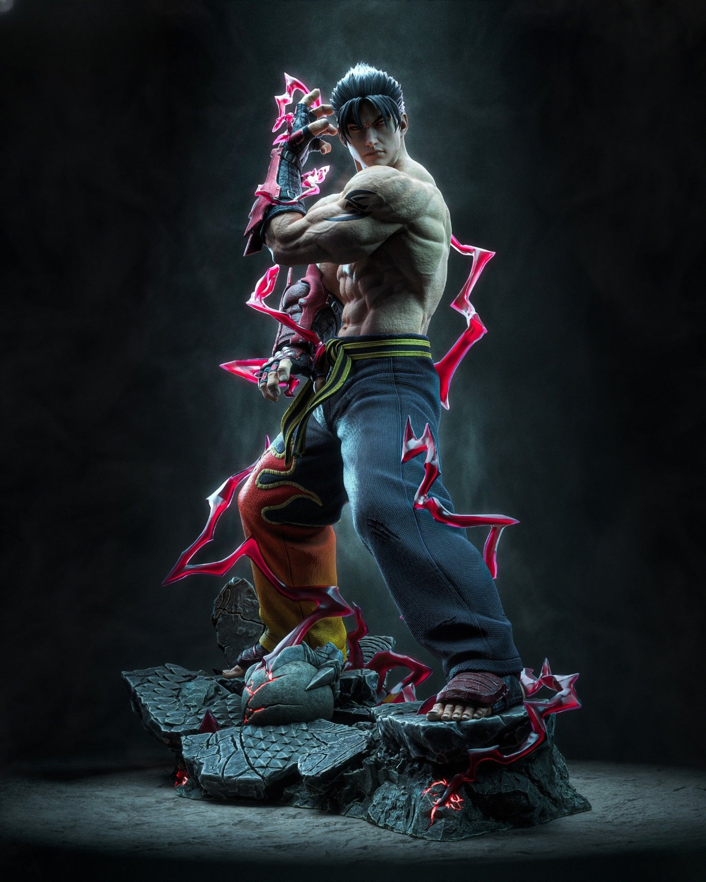 1398 Jin Kazama_Tekken - STL 3D Print Files