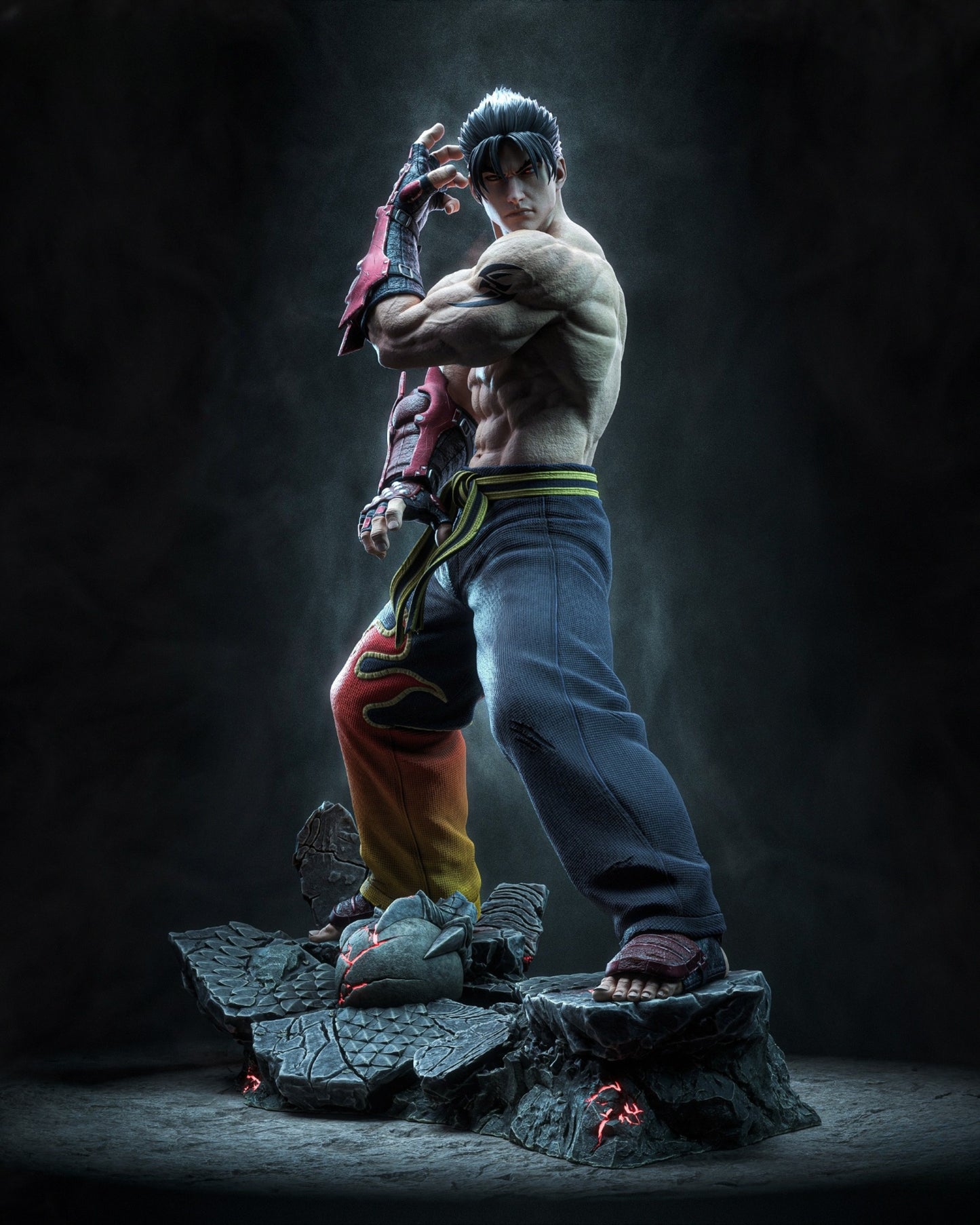 1398 Jin Kazama_Tekken - STL 3D Print Files