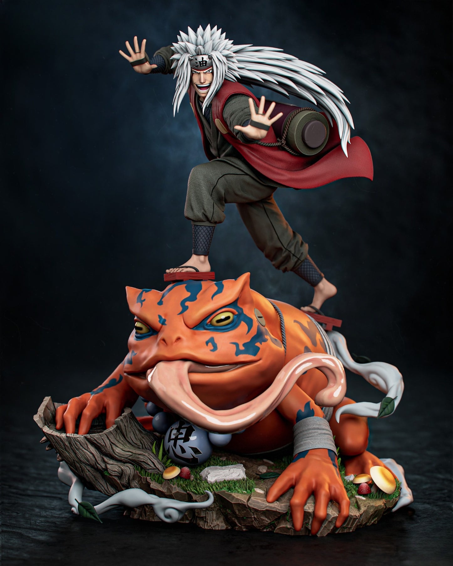 0651 Jiraiya Naruto - STL 3D Print Files