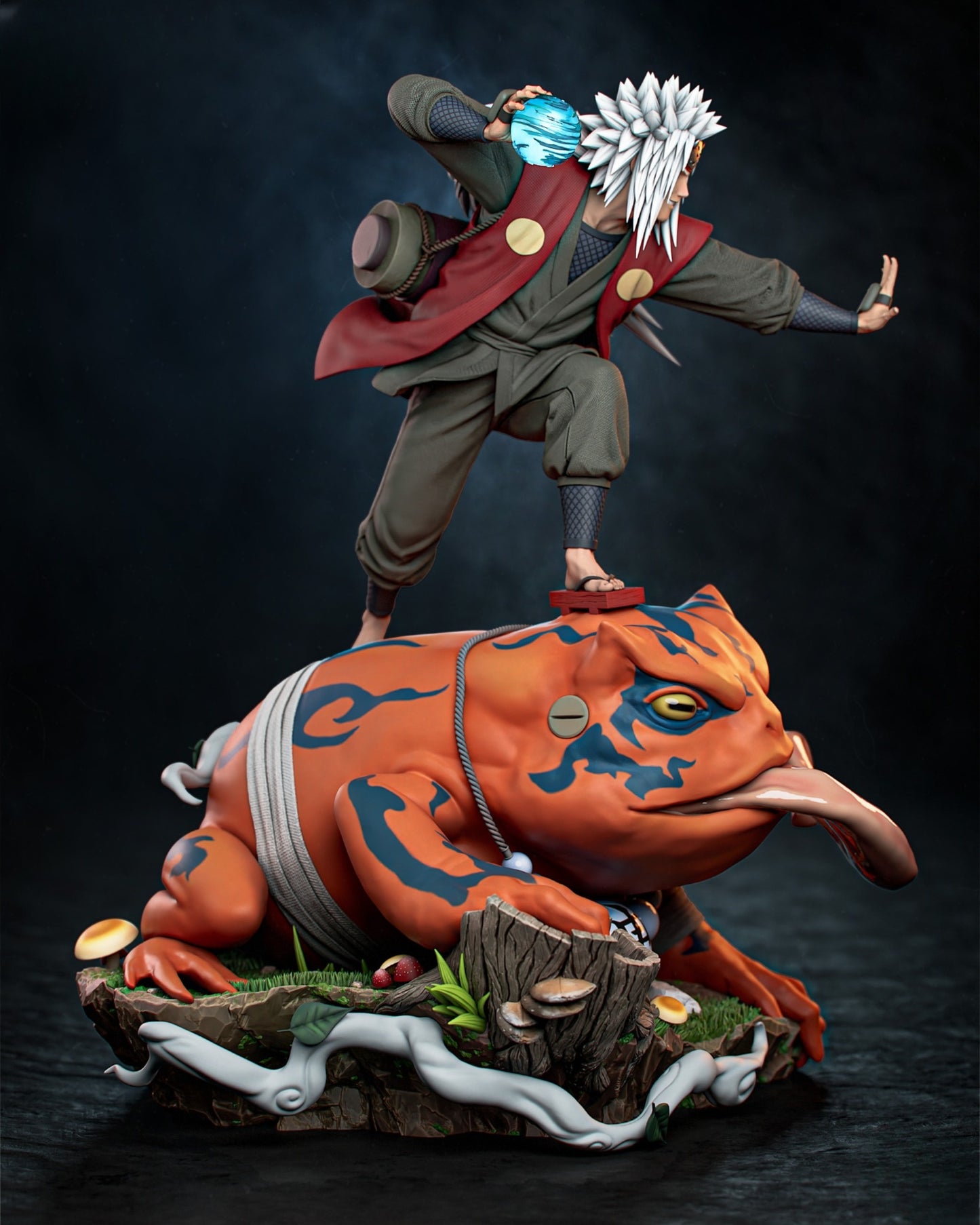 0651 Jiraiya Naruto - STL 3D Print Files
