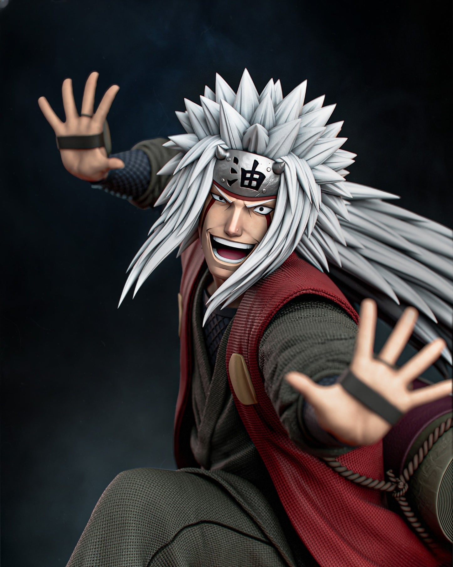 0651 Jiraiya Naruto - STL 3D Print Files