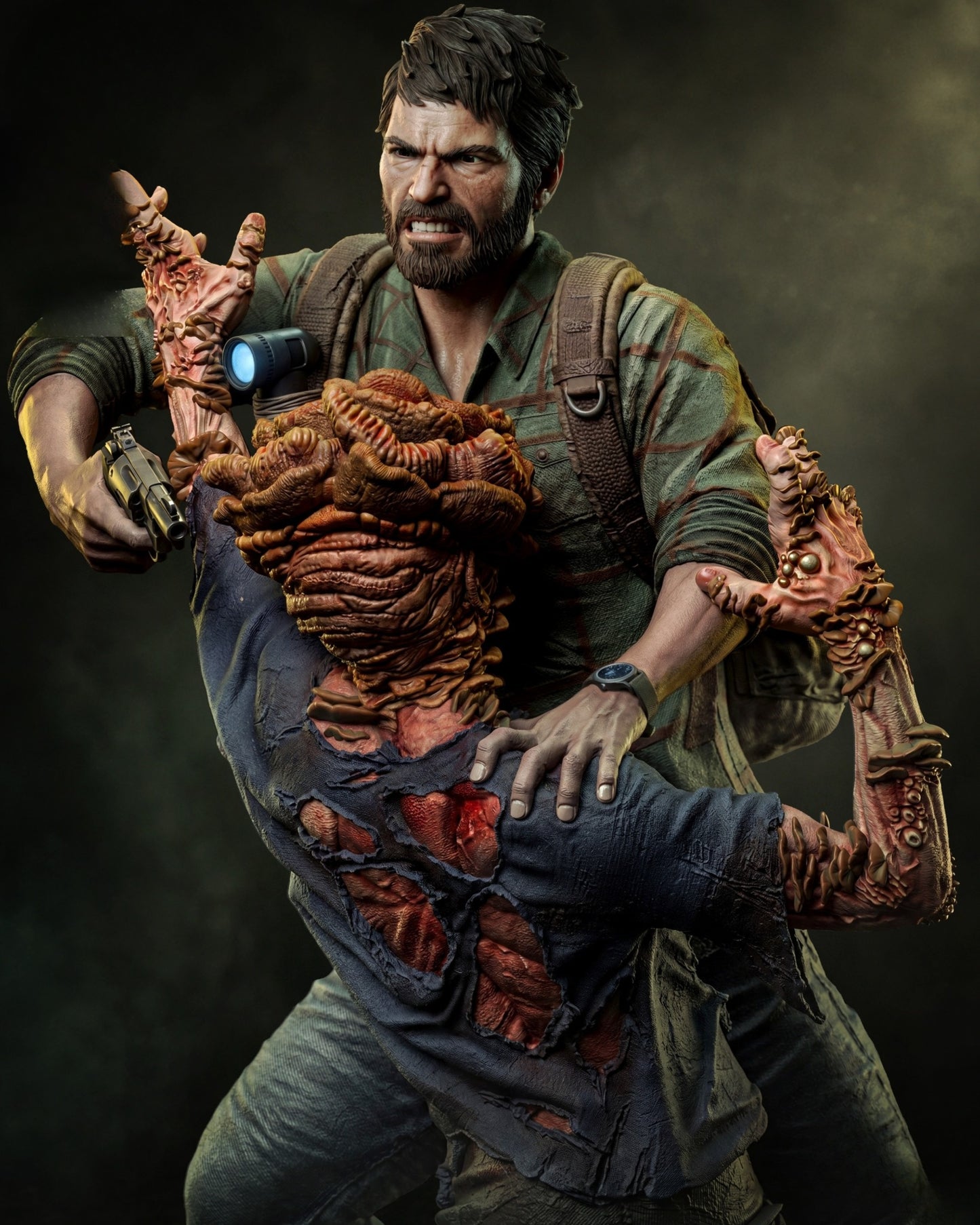 1361 Joel and Clicker_The Last of Us - STL 3D Print Files