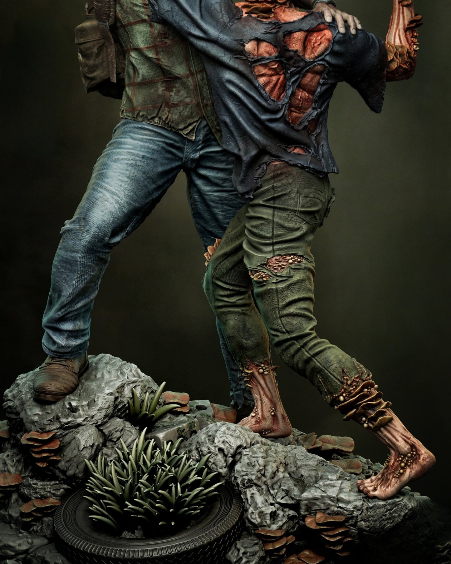 1361 Joel and Clicker_The Last of Us - STL 3D Print Files
