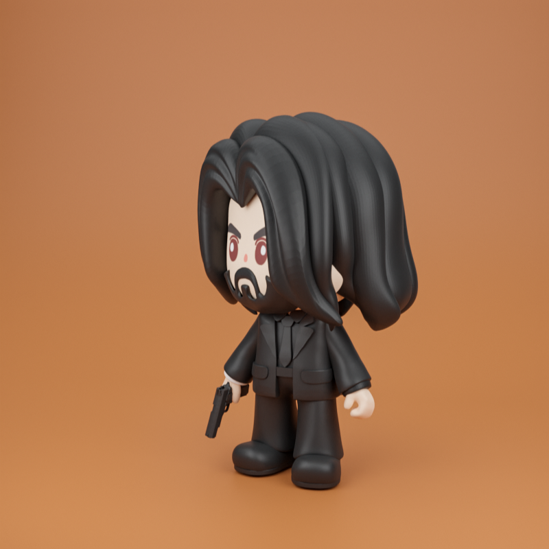 0211 JohnWick - STL 3D Print Files