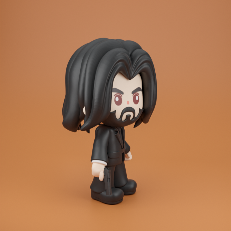 0211 JohnWick - STL 3D Print Files