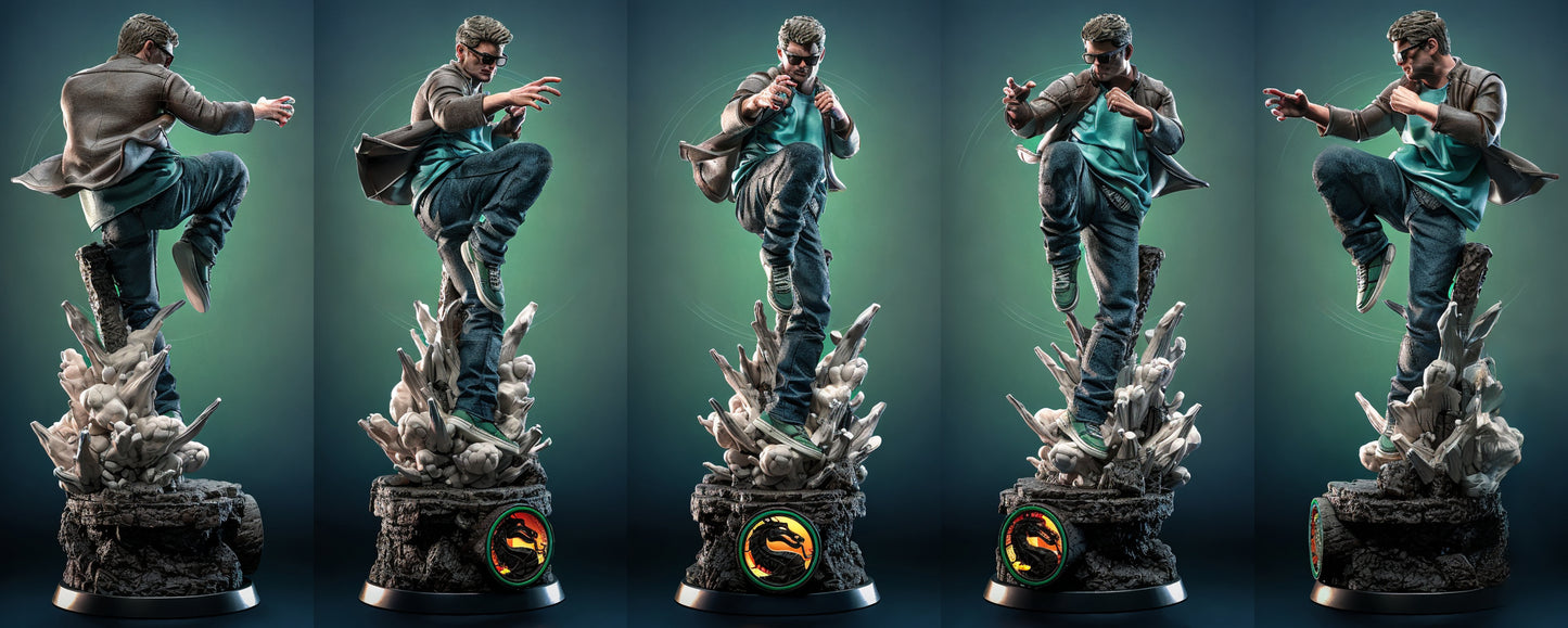 0825 Johnny Cage - STL 3D Print Files
