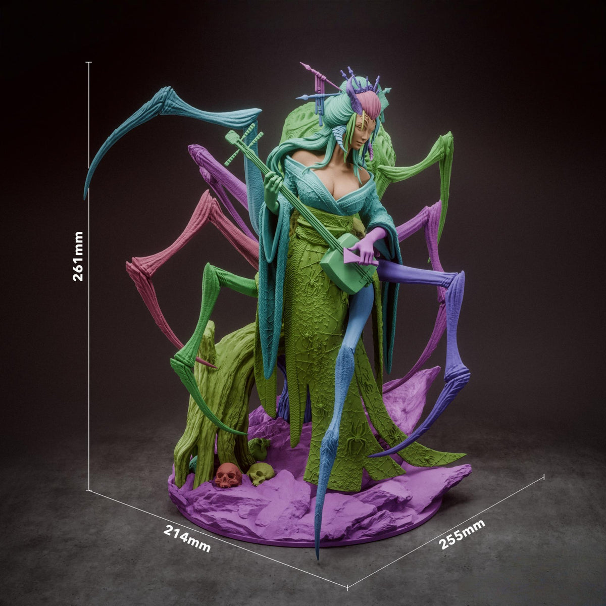 1848 Jorogumo_Japanese folklore - STL 3D Print Files