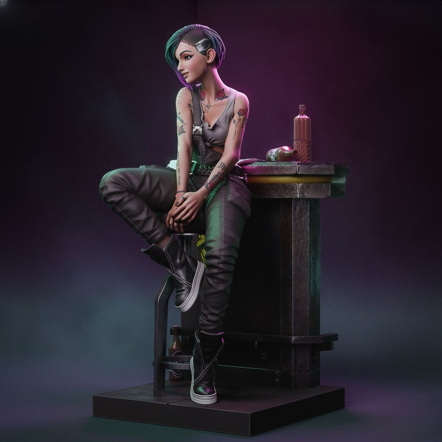 0361 Judy_Cyberpunk 2077 - STL 3D Print Files