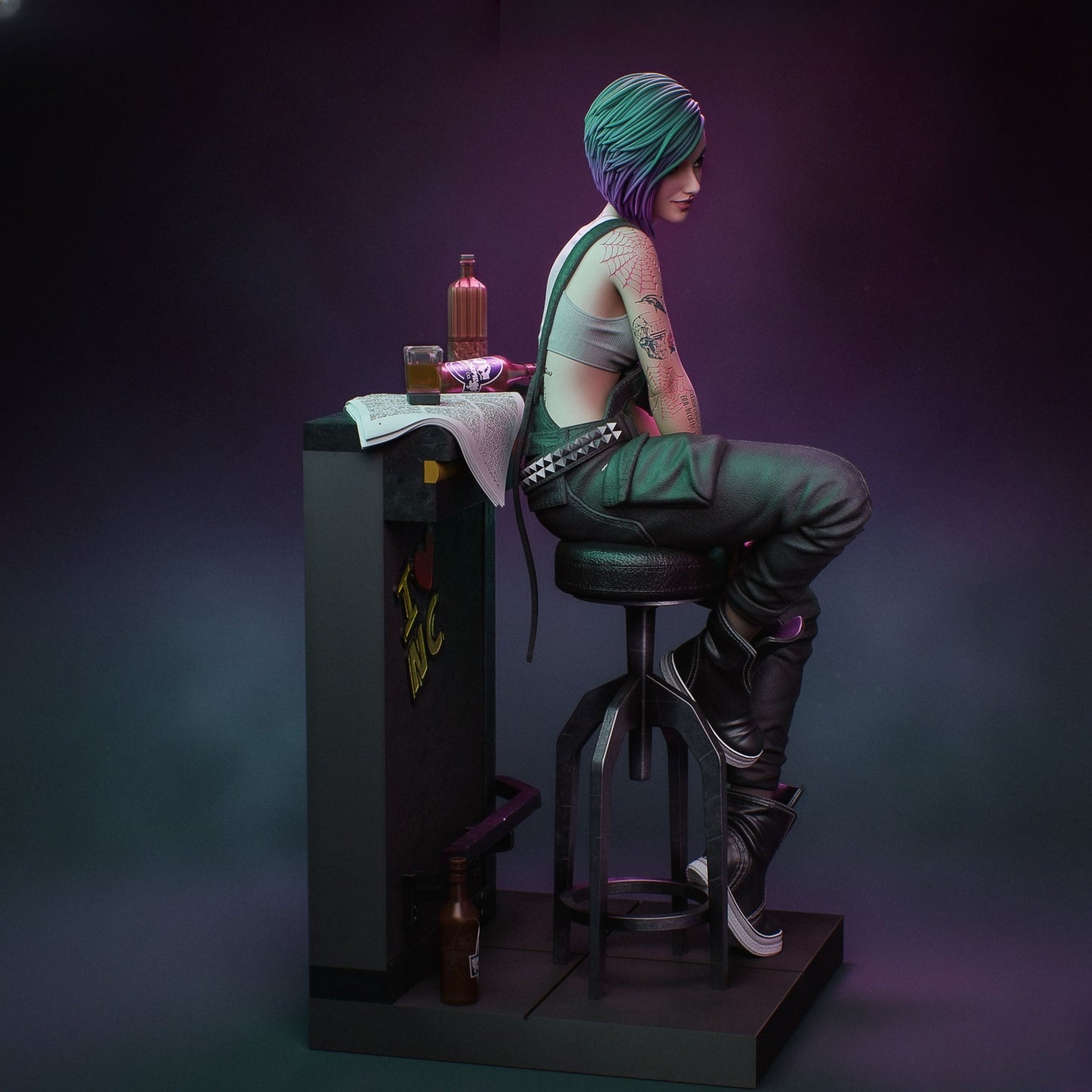 0361 Judy_Cyberpunk 2077 - STL 3D Print Files