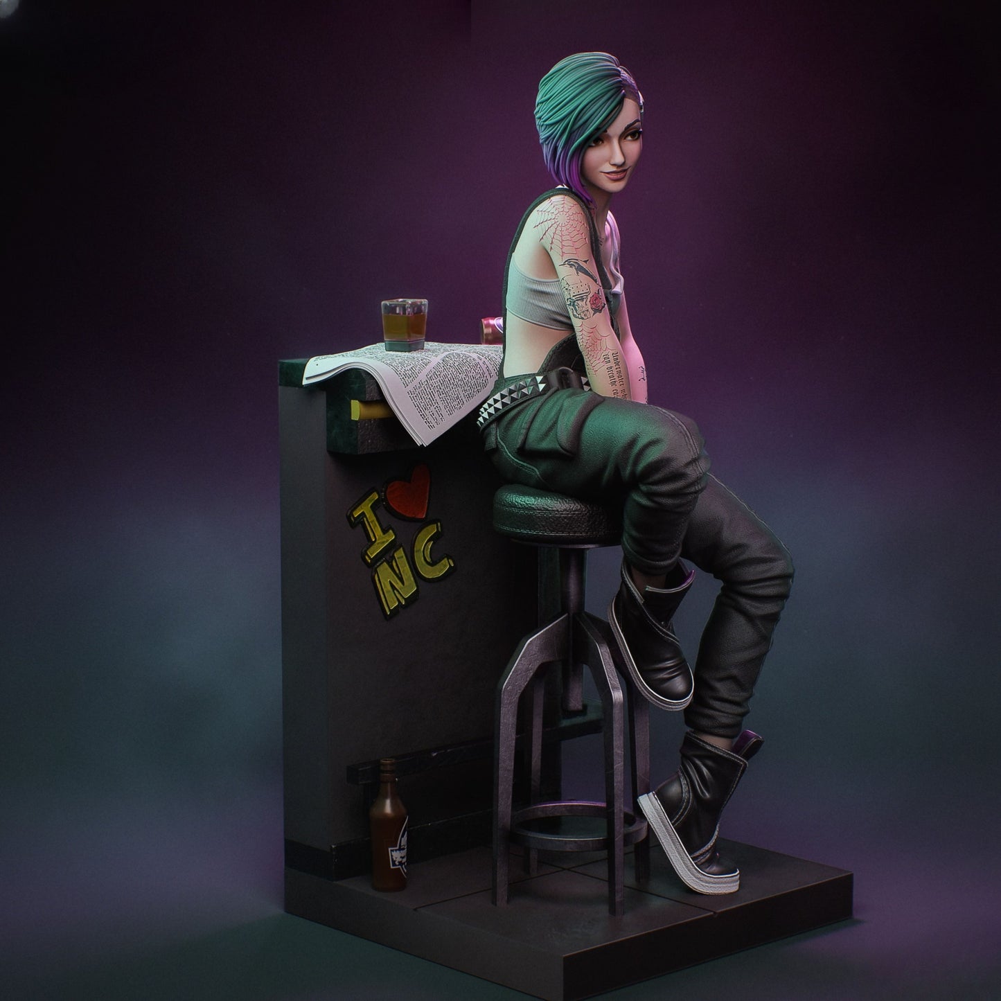 0361 Judy_Cyberpunk 2077 - STL 3D Print Files