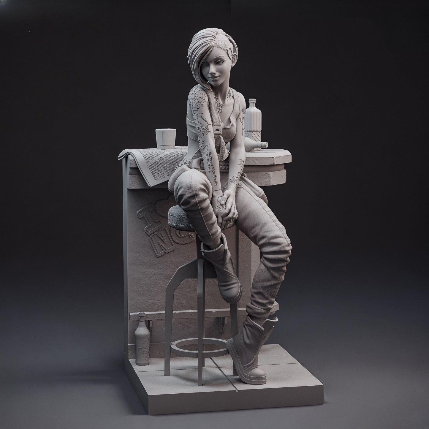 0361 Judy_Cyberpunk 2077 - STL 3D Print Files