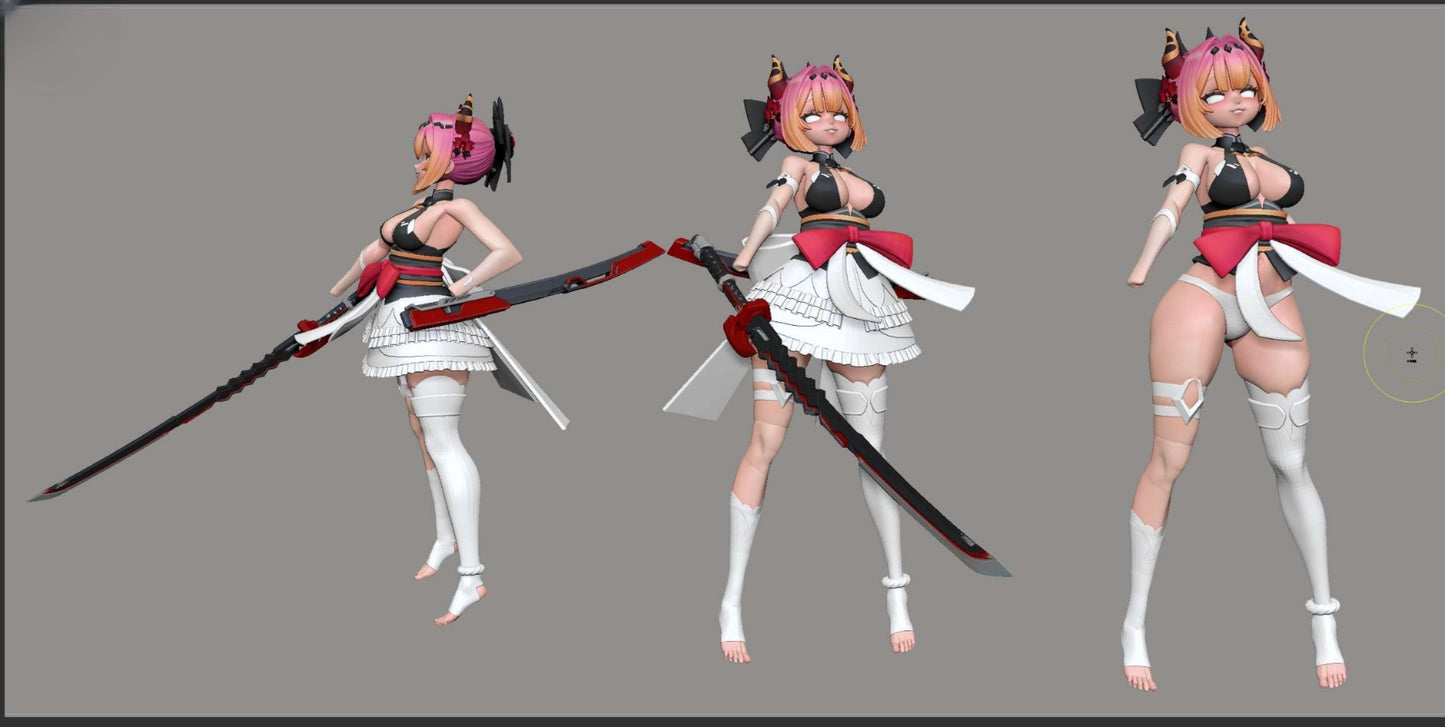 1617 Chii_Soul Worker - STL 3D Print Files