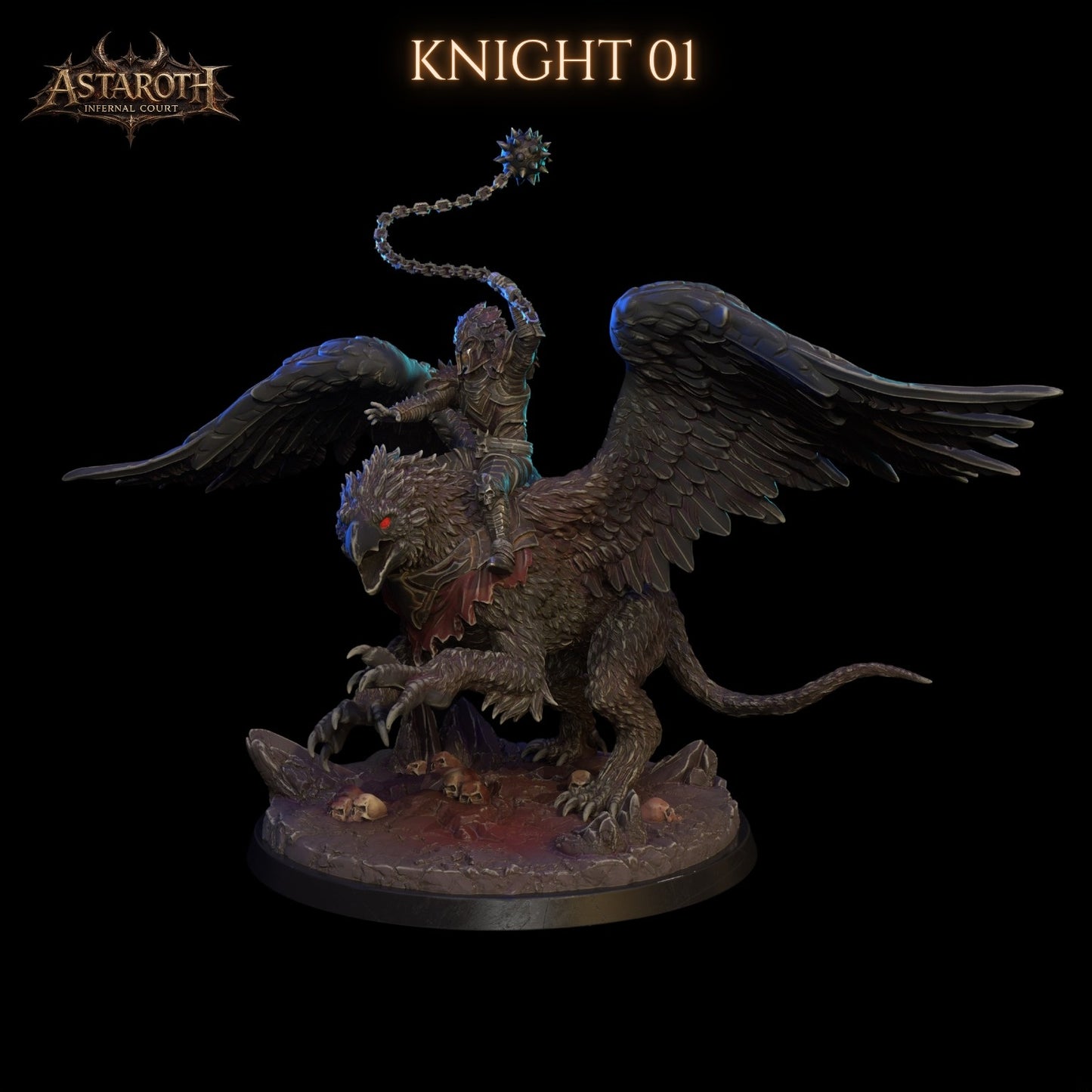 1509 Astaroth Internal Court Miniatures Set May2026 - STL 3D Print Files