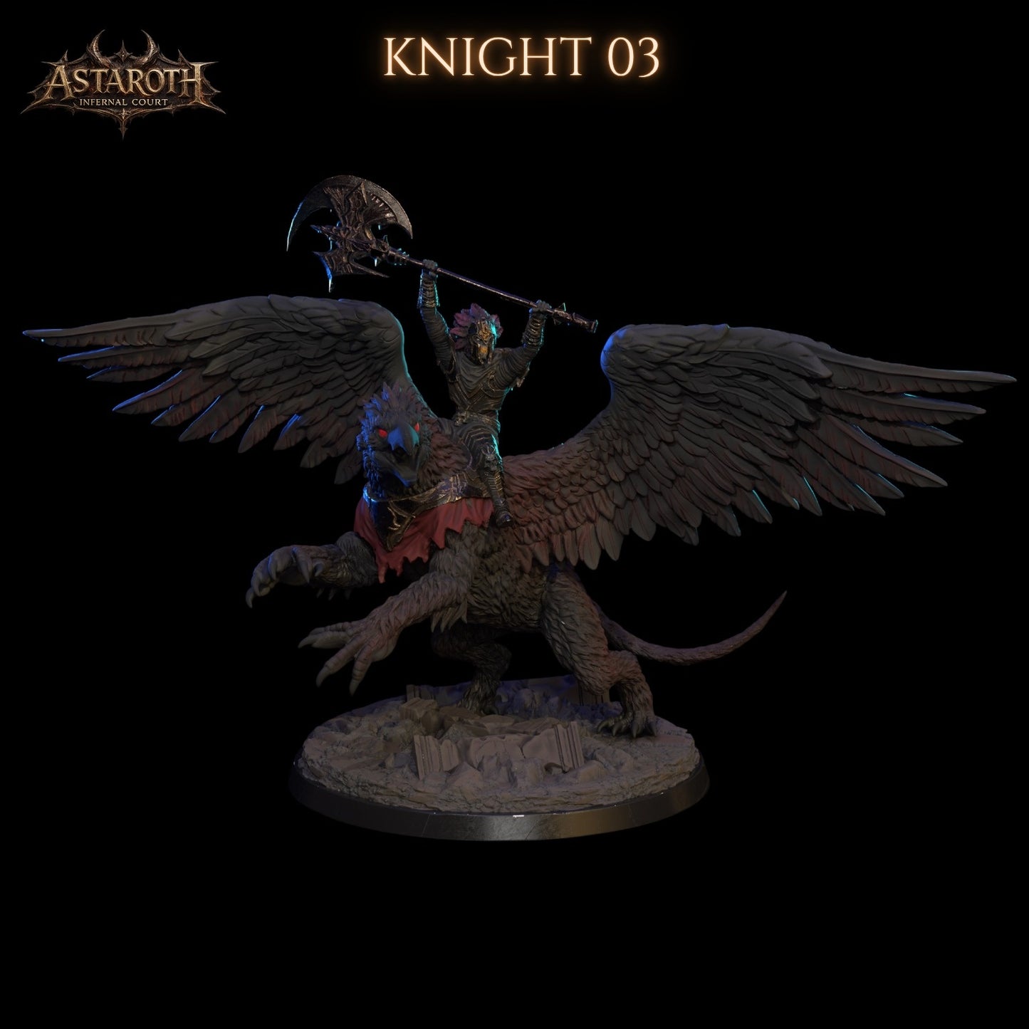 1509 Astaroth Internal Court Miniatures Set May2026 - STL 3D Print Files