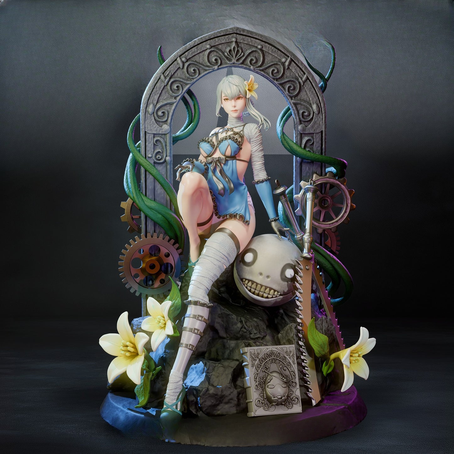 1207 Kainé_NieR Replicant NSFW - STL 3D Print Files