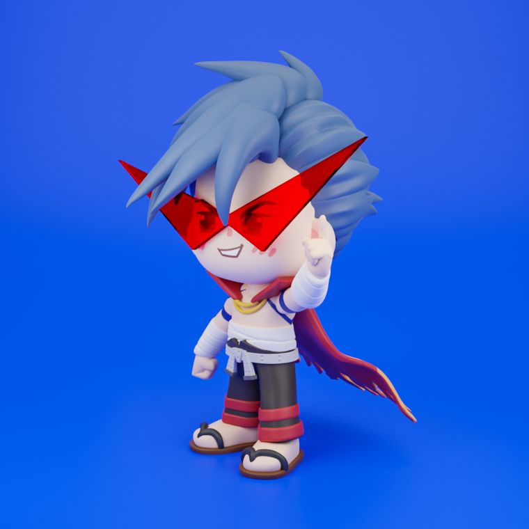 0122 Kamina - STL 3D Print Files