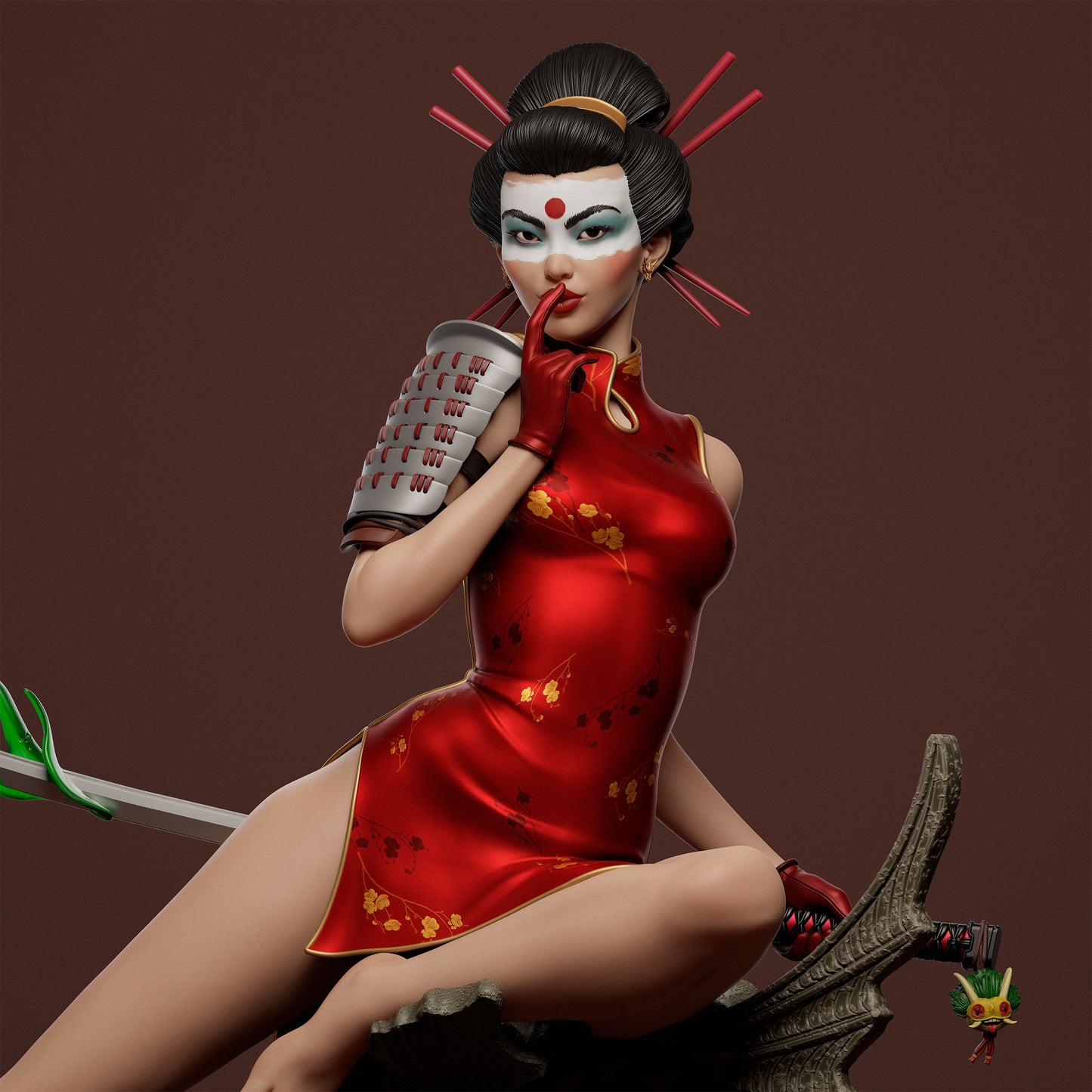 0312 Katana_Bombshell - STL 3D Print Files