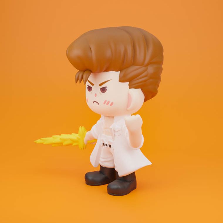 0166 Kazuma Kuwabara V2 - STL 3D Print Files