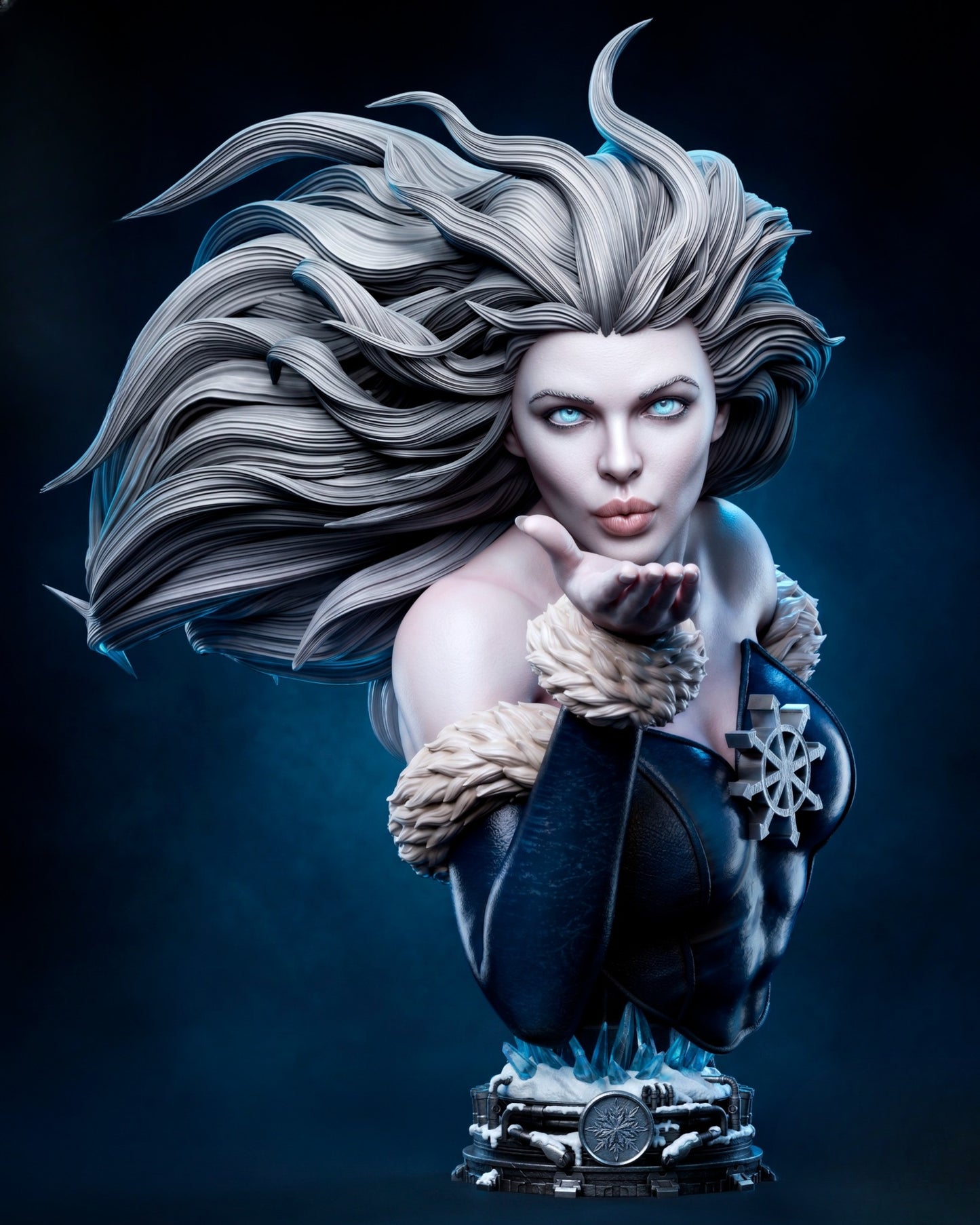 1368 Killer Frost_Bust - STL 3D Print Files