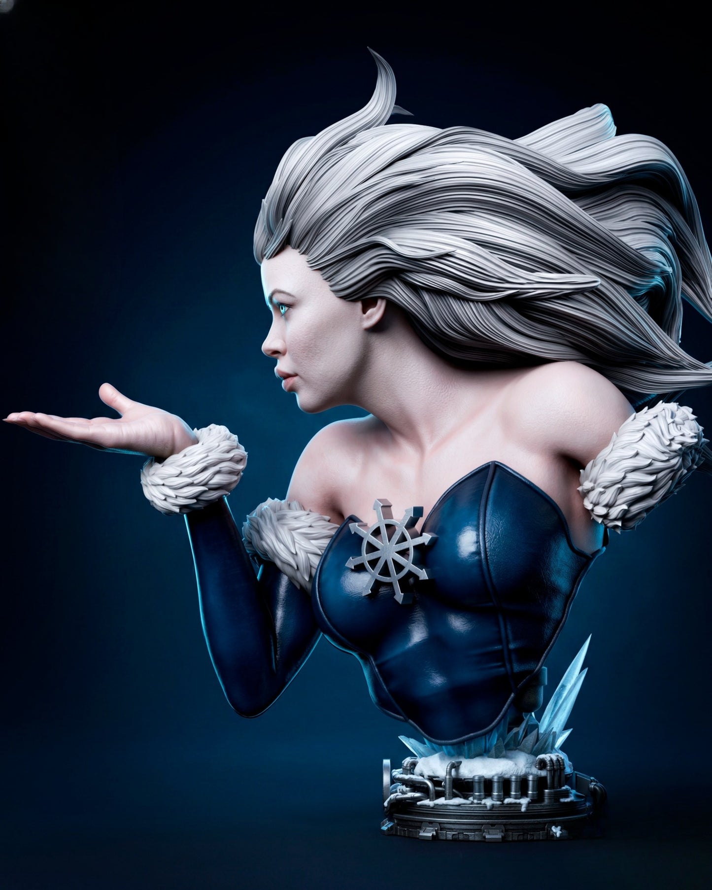 1368 Killer Frost_Bust - STL 3D Print Files