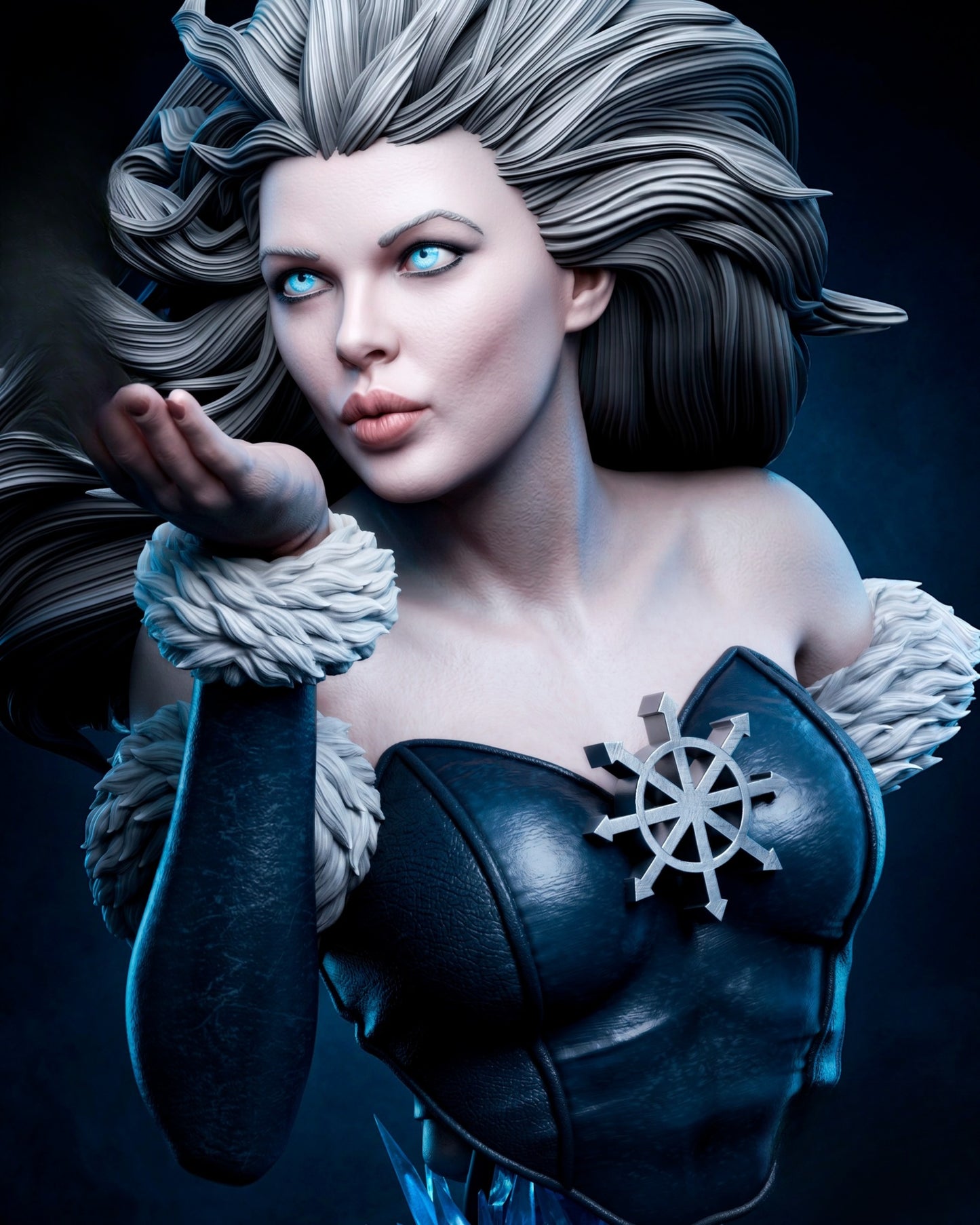 1368 Killer Frost_Bust - STL 3D Print Files