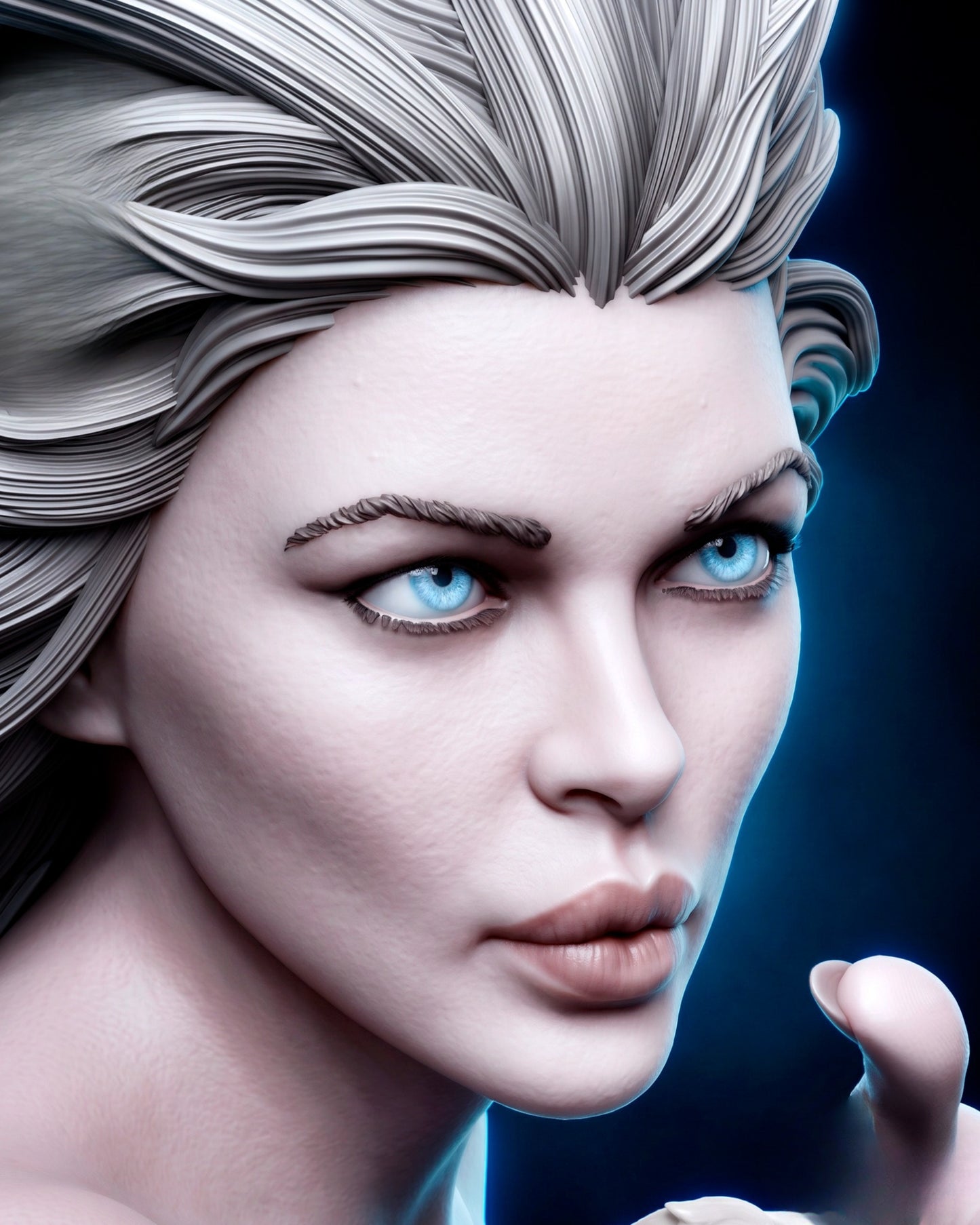 1368 Killer Frost_Bust - STL 3D Print Files