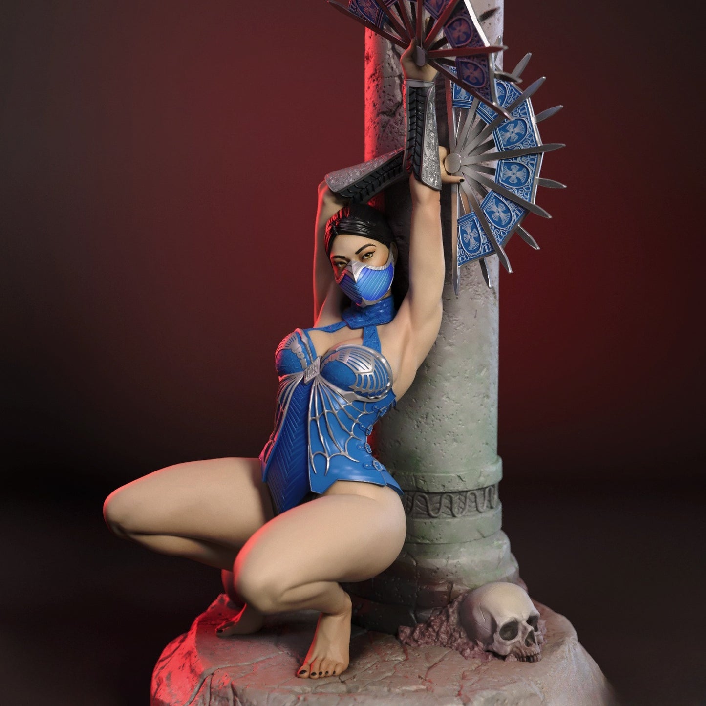 1182 Kitana_Mortal Kombat - STL 3D Print Files