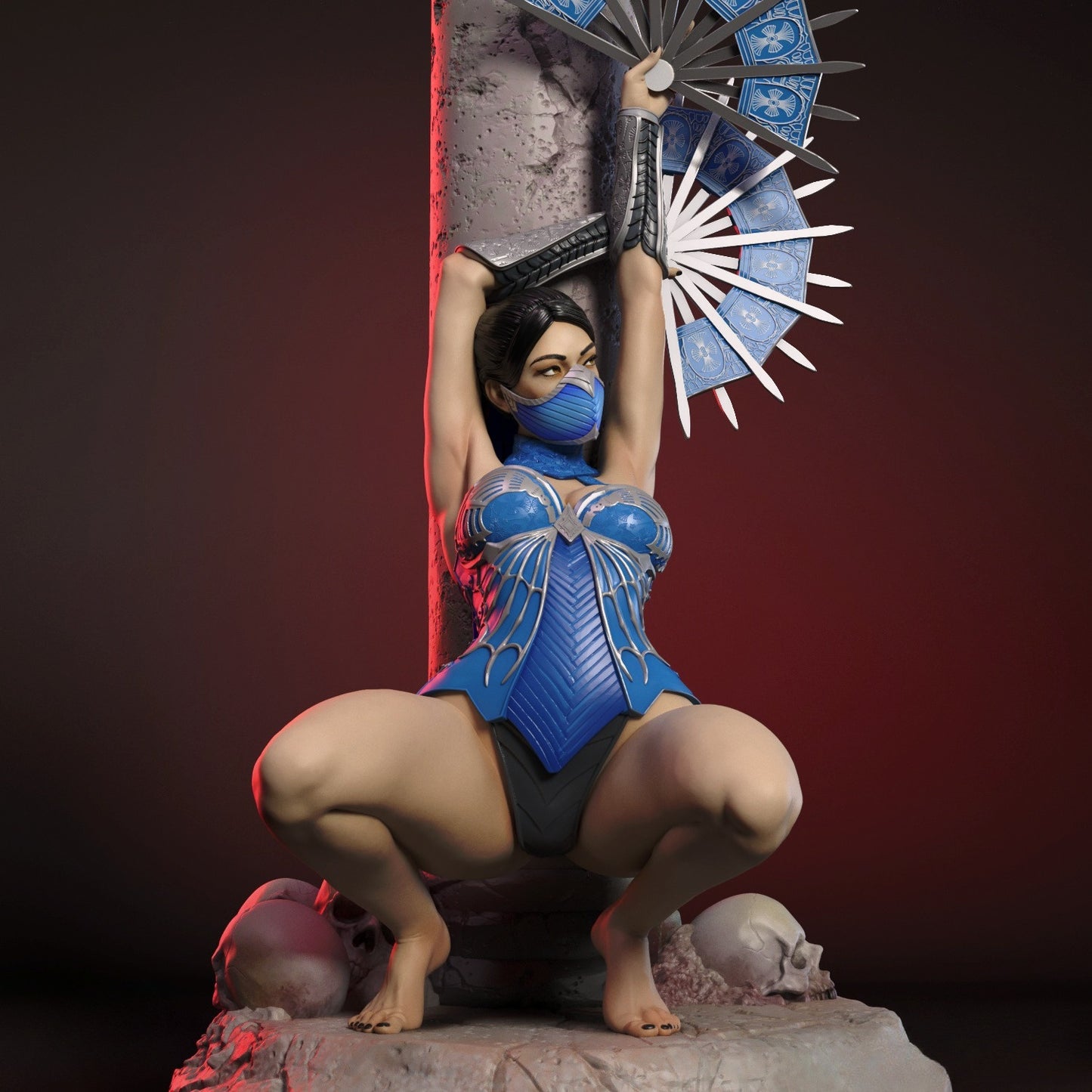 1182 Kitana_Mortal Kombat - STL 3D Print Files