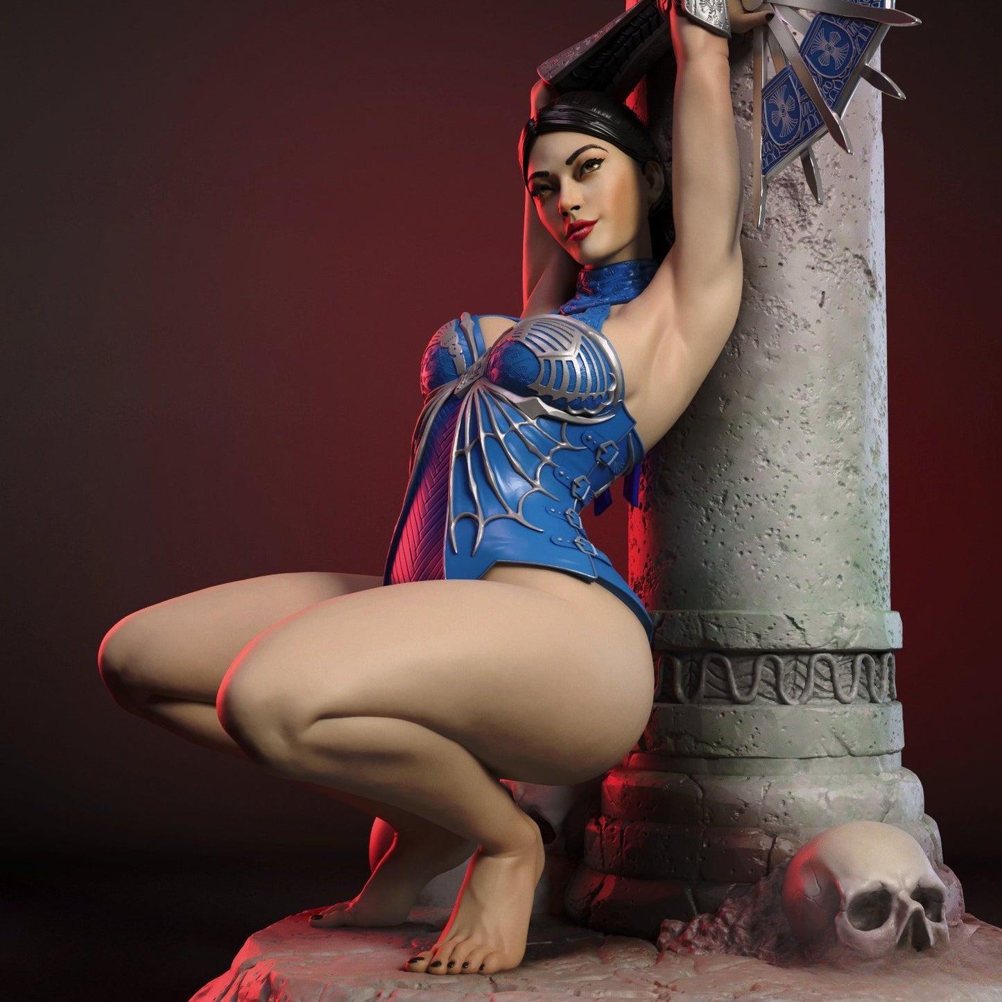 1182 Kitana_Mortal Kombat - STL 3D Print Files