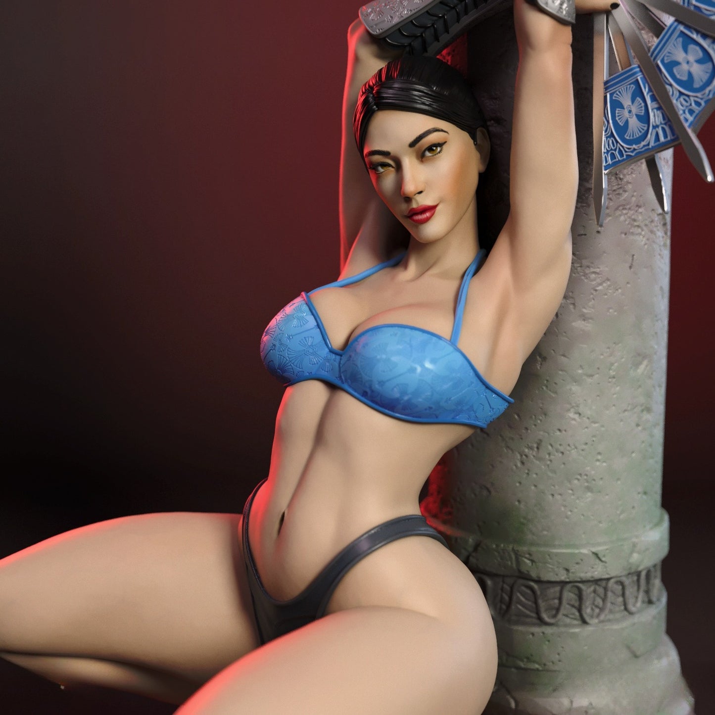 1182 Kitana_Mortal Kombat - STL 3D Print Files