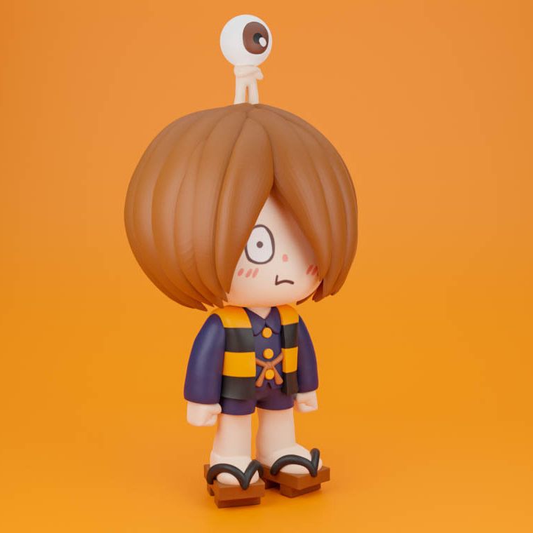 0161 Kitaro - STL 3D Print Files