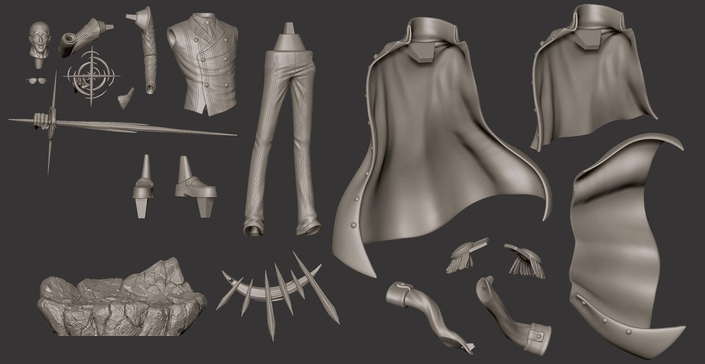 0231 Kizaru (OP) - STL 3D Print Files