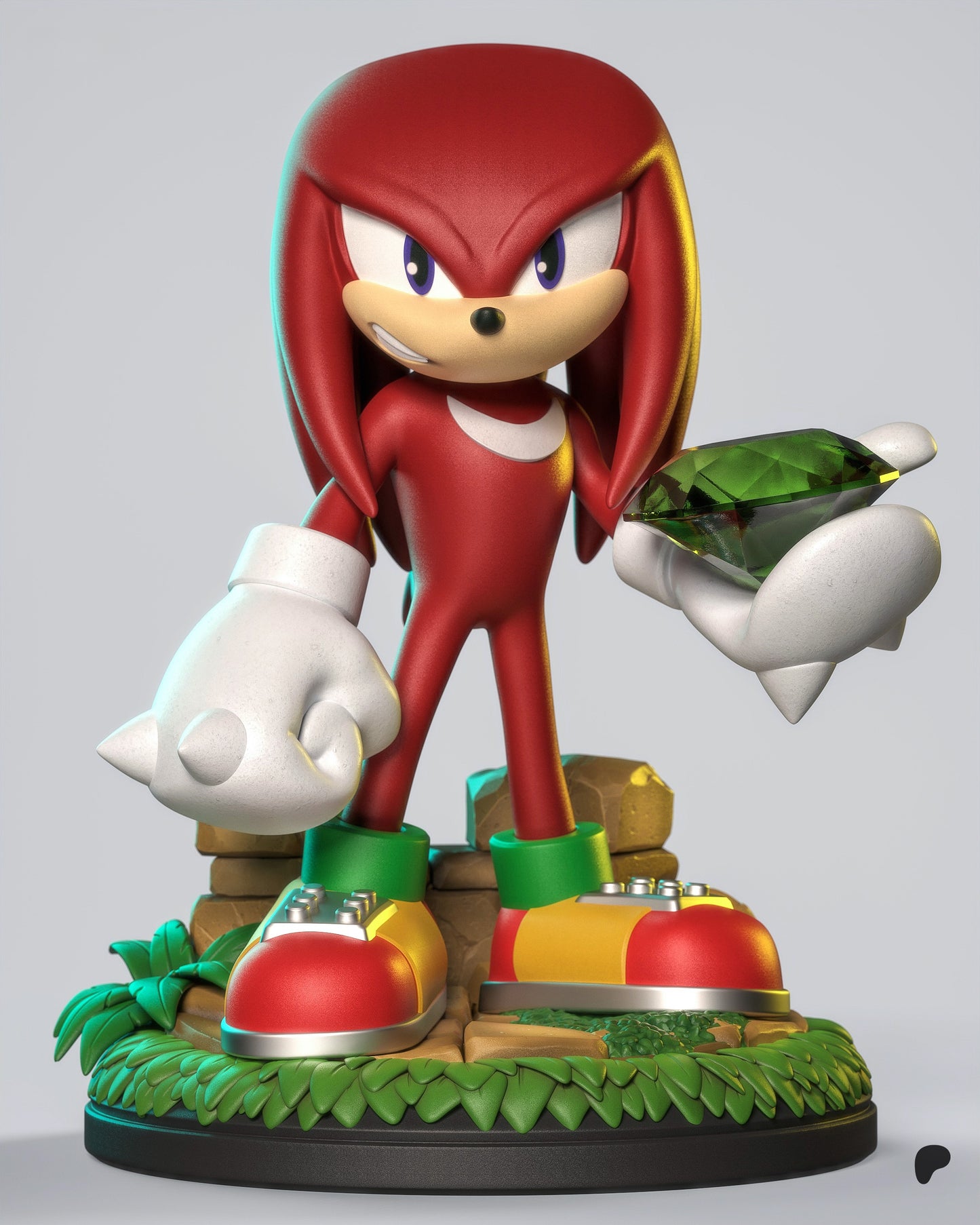 1501 Knuckles the Echidna_Sonic - STL 3D Print Files