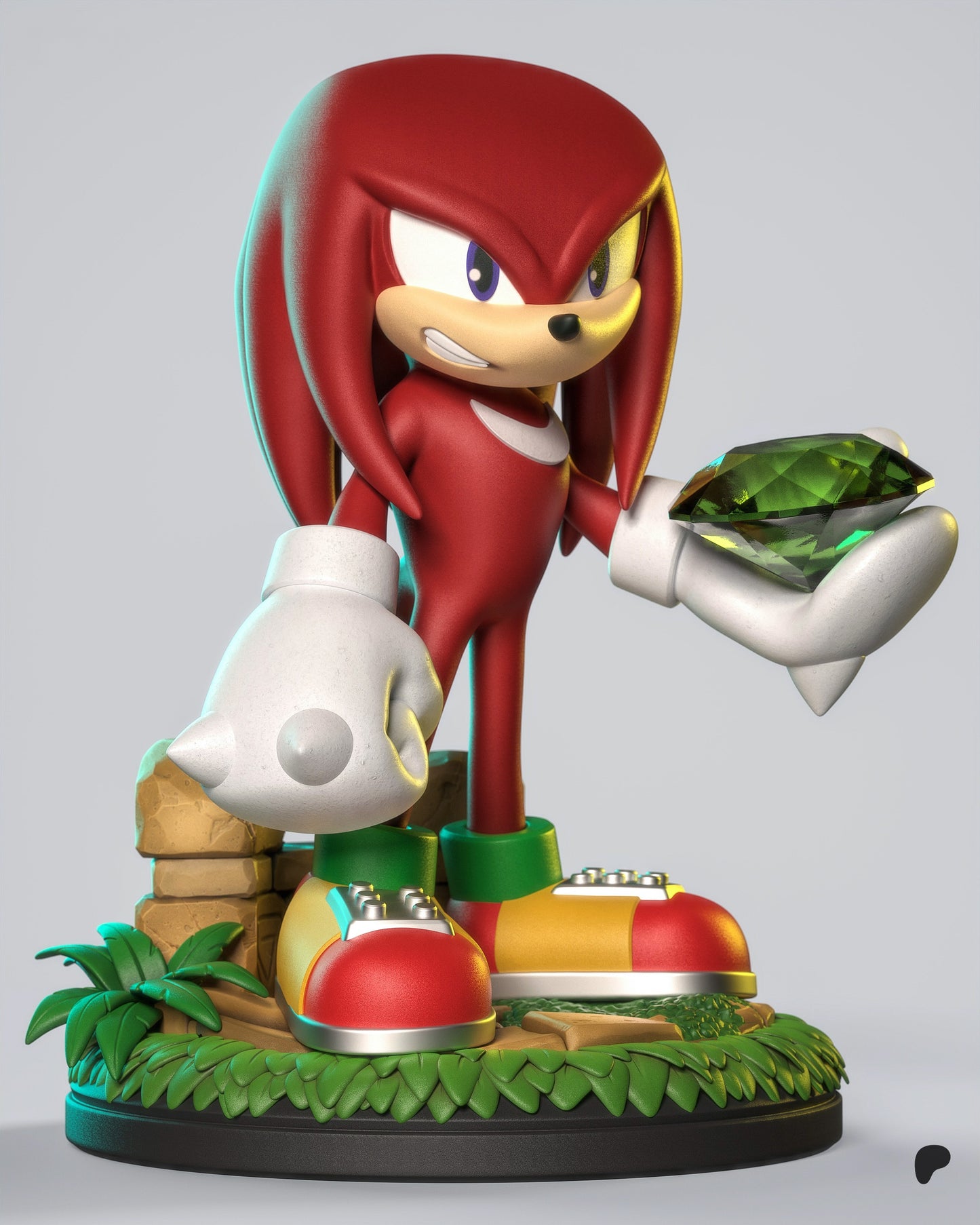 1501 Knuckles the Echidna_Sonic - STL 3D Print Files