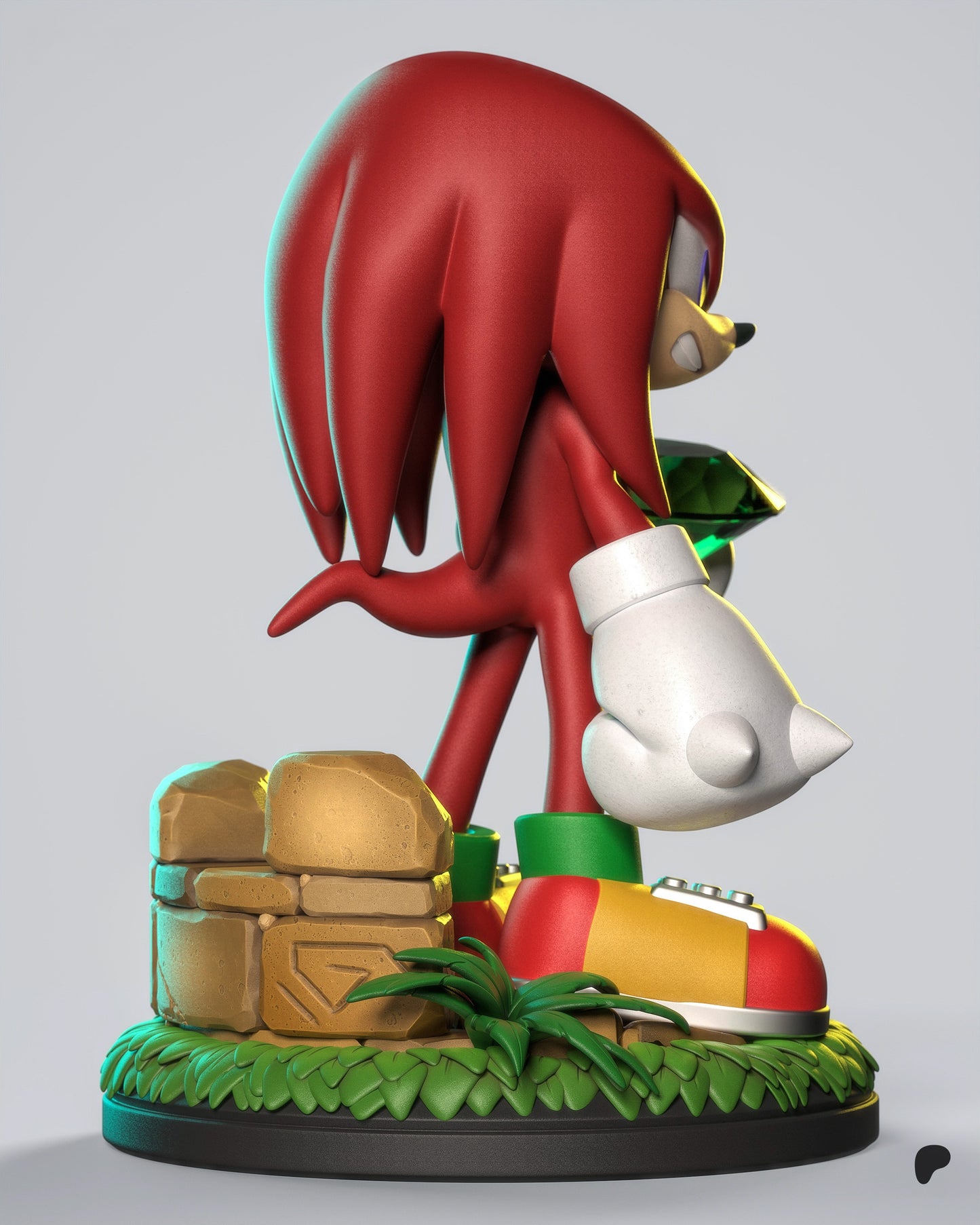 1501 Knuckles the Echidna_Sonic - STL 3D Print Files