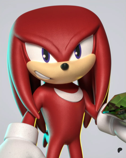 1501 Knuckles the Echidna_Sonic - STL 3D Print Files
