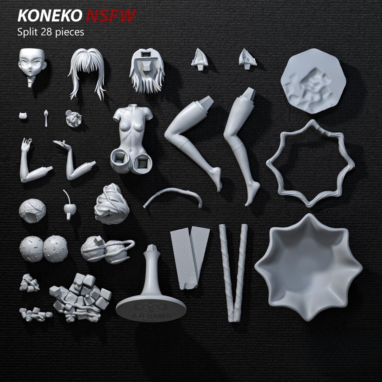 1479 Koneko Toujou_High School DxD - STL 3D Print Files