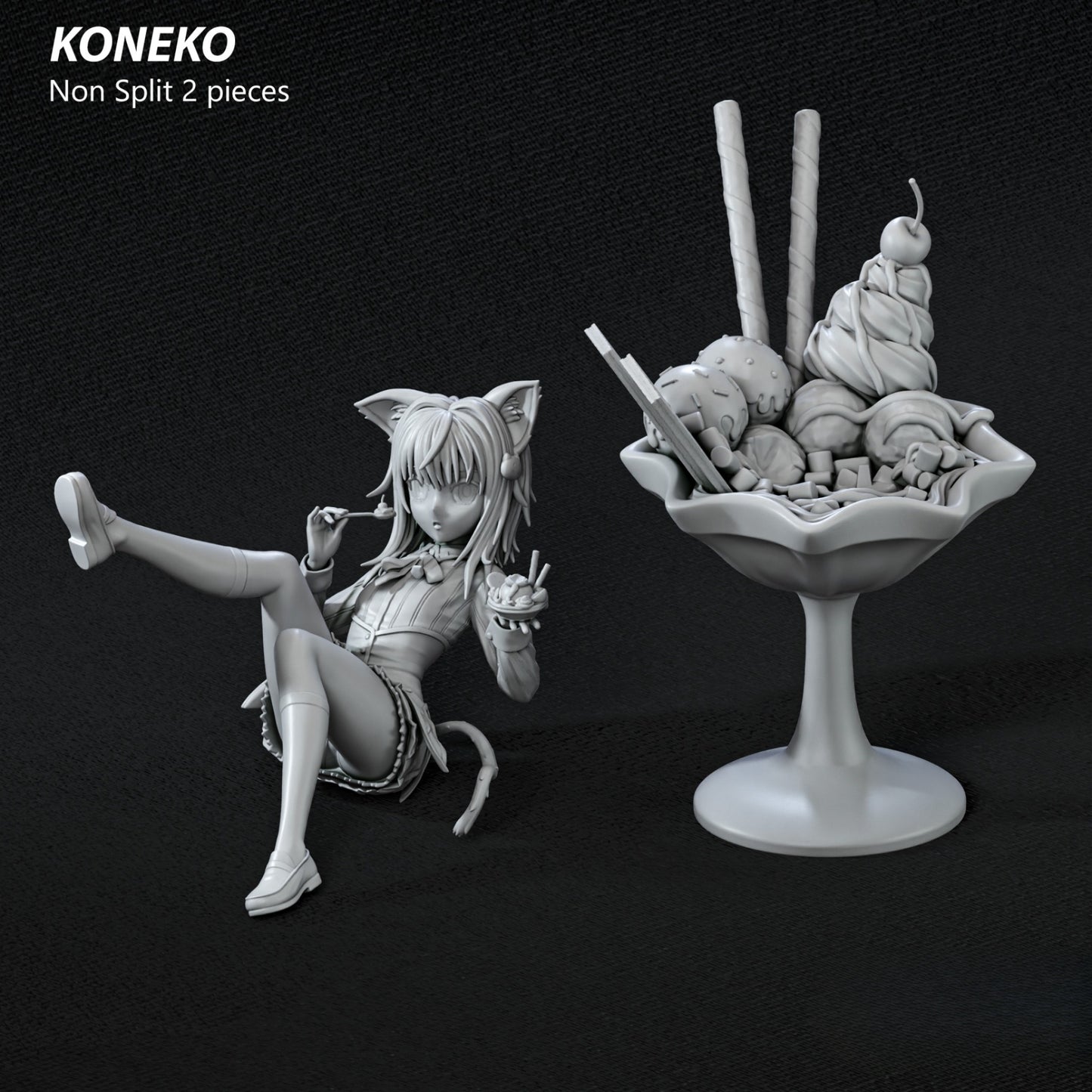 1479 Koneko Toujou_High School DxD - STL 3D Print Files