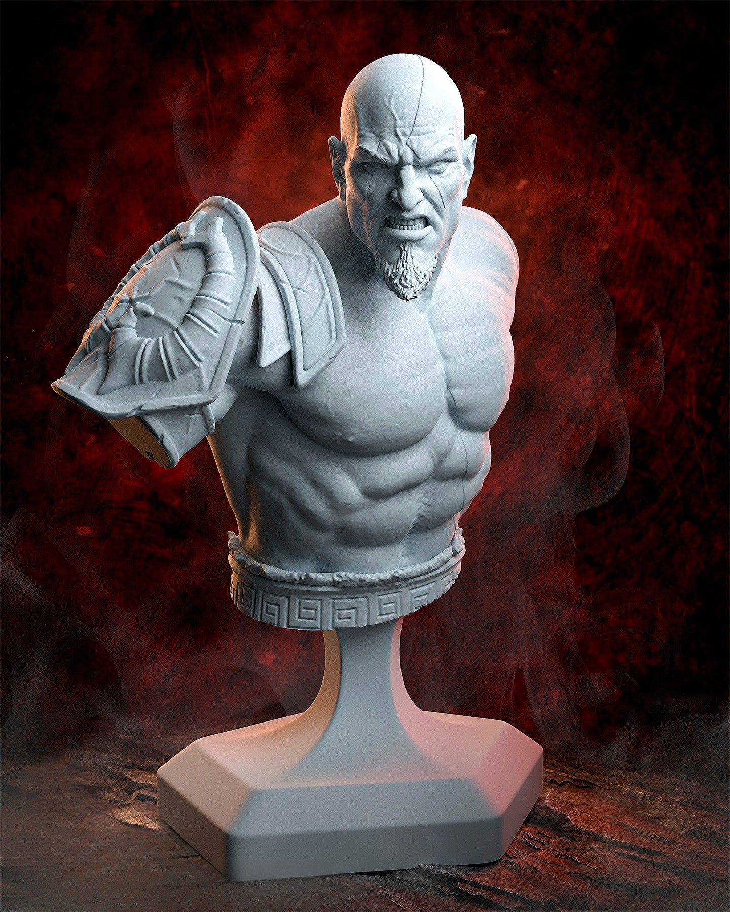 1229 Kratos_God of War 3 - STL 3D Print File