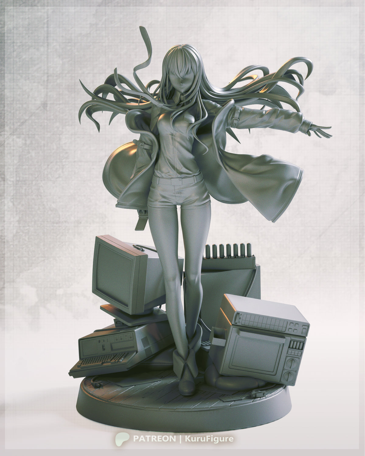 2080 Kurisu Makise_SteinsGate - STL 3D Print Files