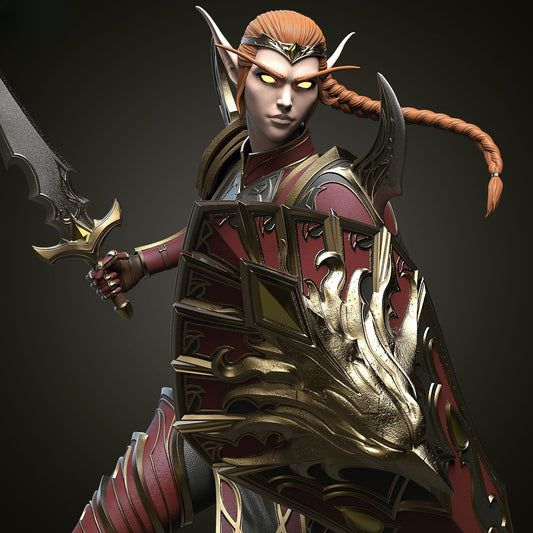 0893 Lady Liadrin_World of Warcraft - STL 3D Print Files