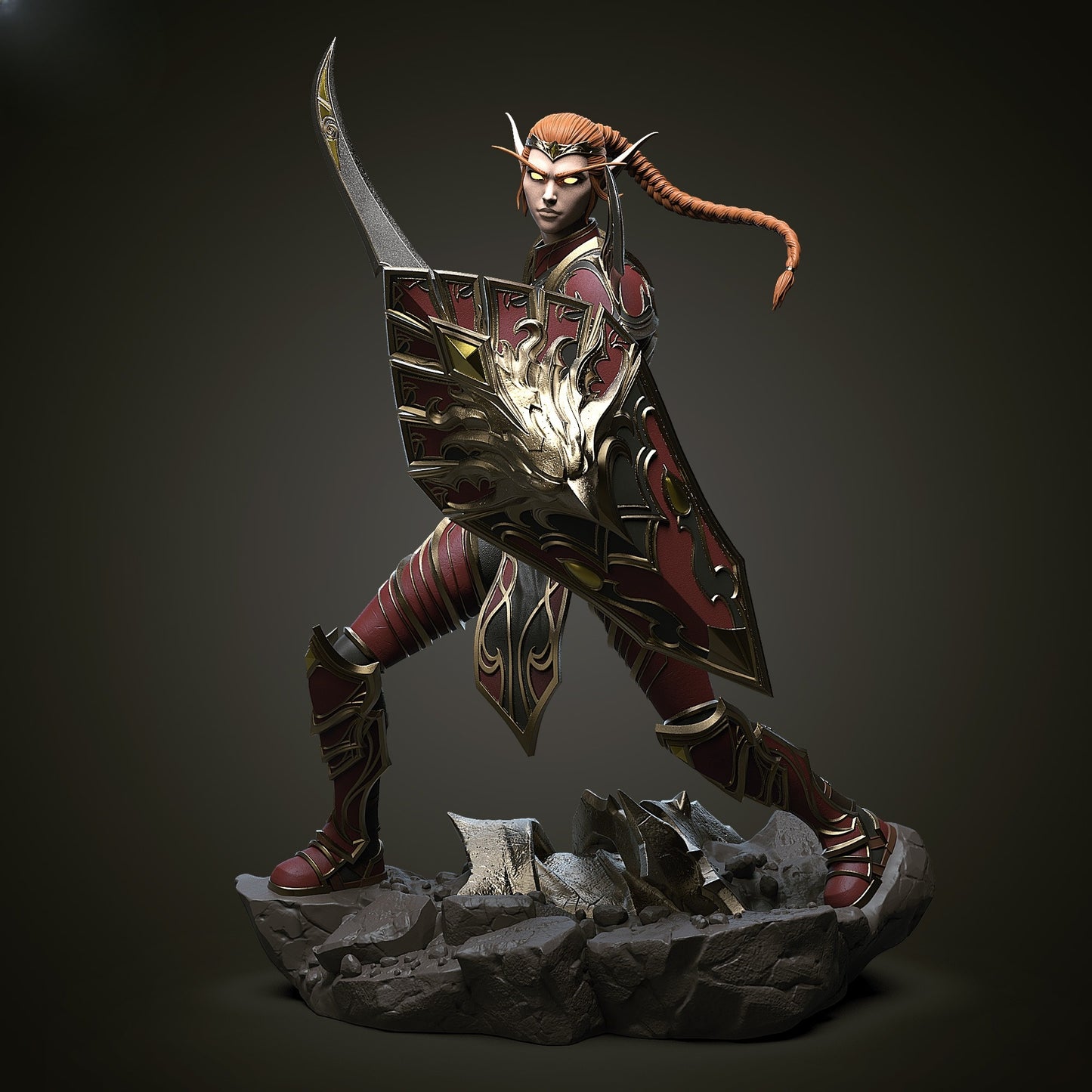 0893 Lady Liadrin_World of Warcraft - STL 3D Print Files