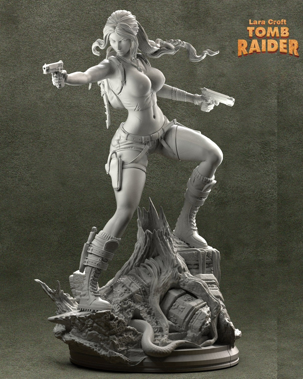 0634 Lara Croft - Tomb Raider (3588) - STL 3D Print Files