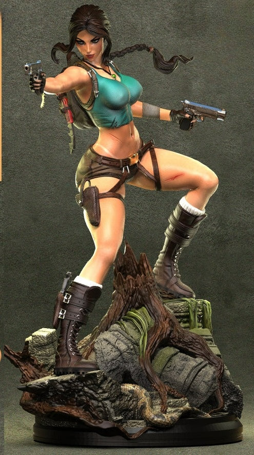 0634 Lara Croft - Tomb Raider (3588) - STL 3D Print Files