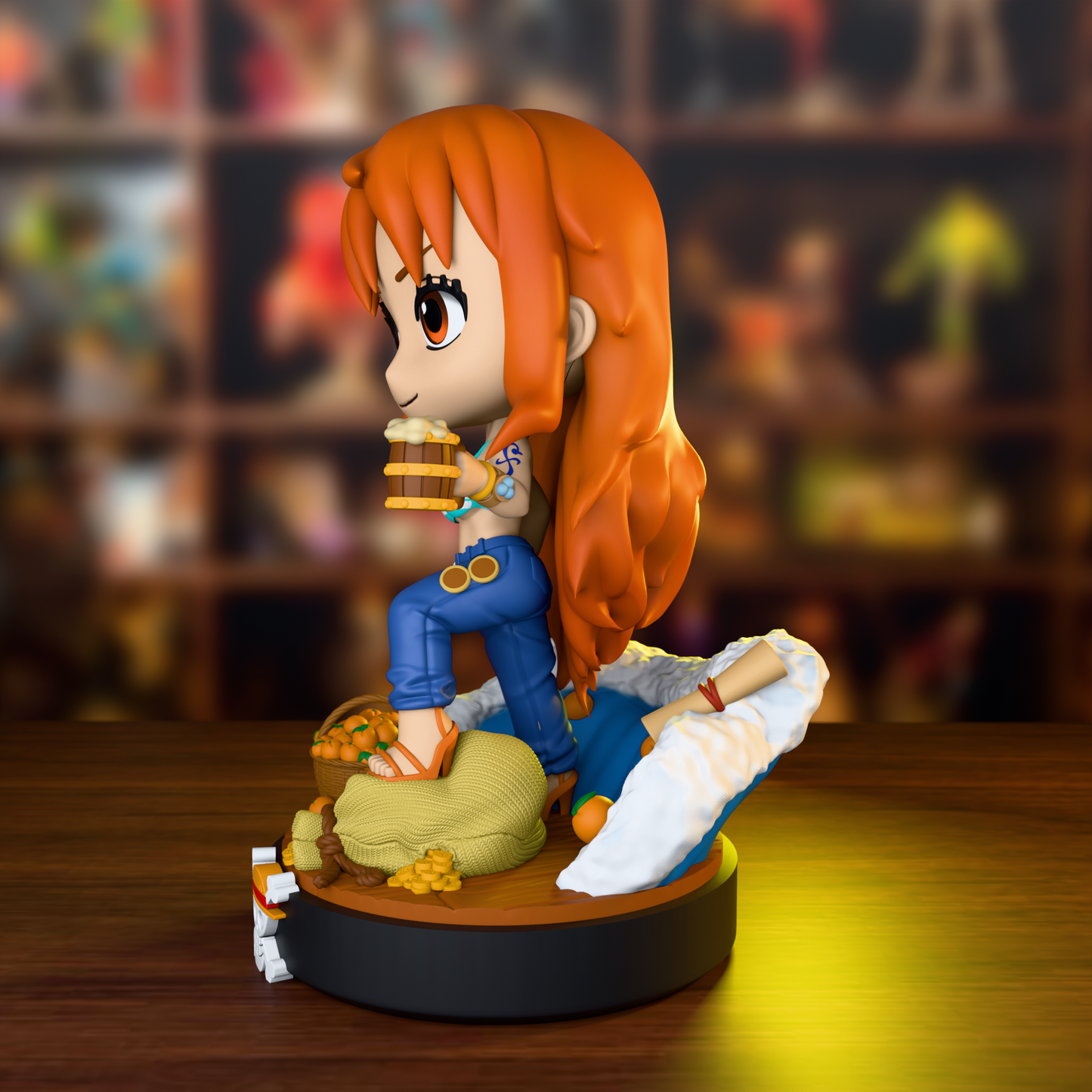 0675 Nami_One PieceChibi - STL 3D Print Files