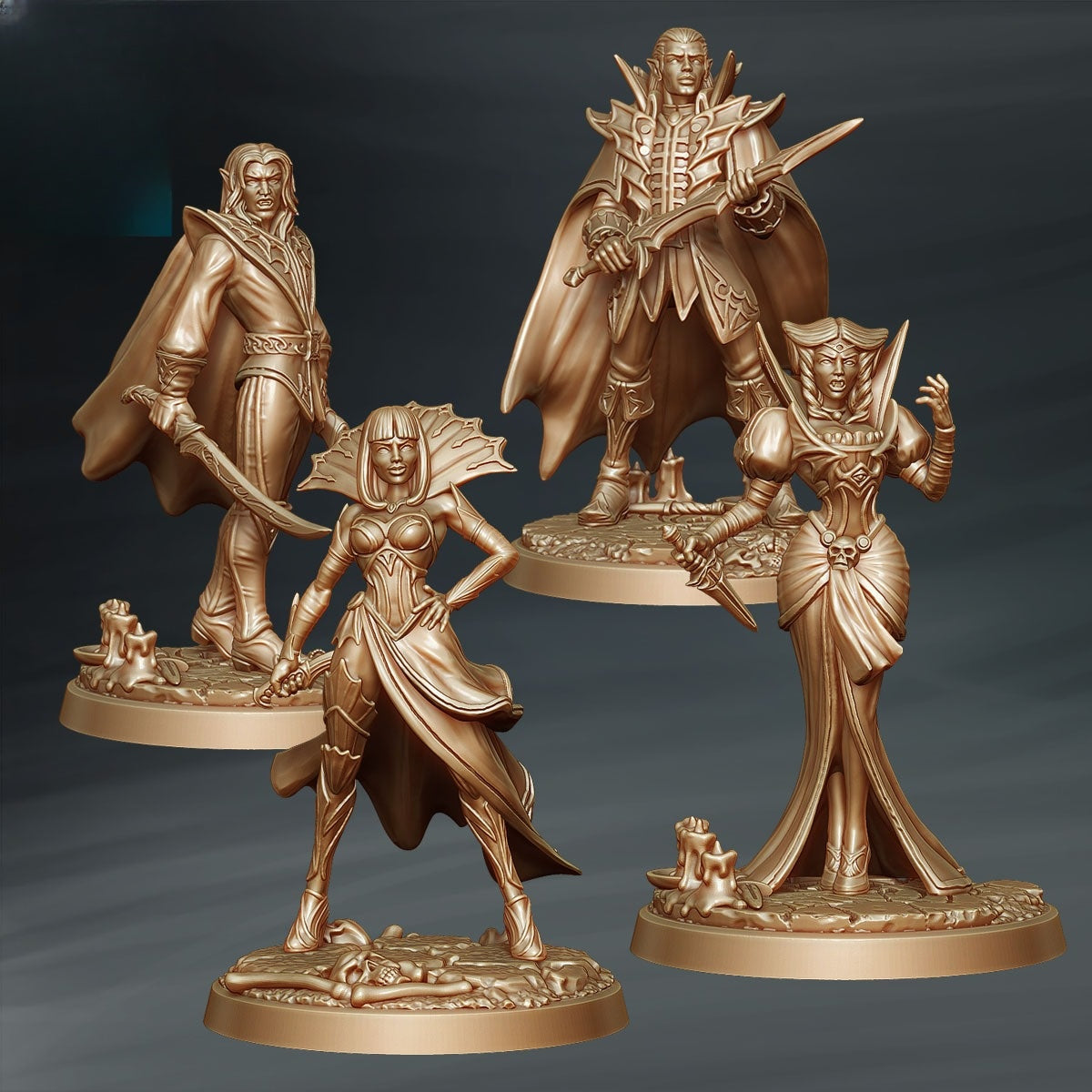 0590 Vampires Collection Vol. 1 - STL 3D Print Files