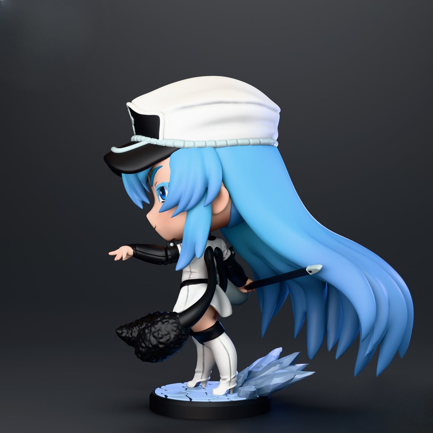 0668 Chibi Esdeath Akame ga Kill - STL 3D Print Files
