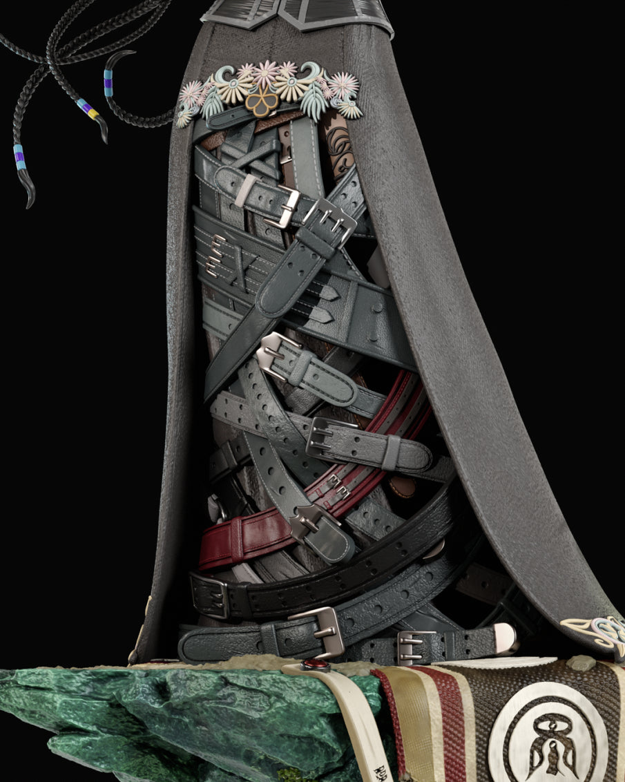 1441 Lulu_ Final Fantasy X - STL 3D Print Files
