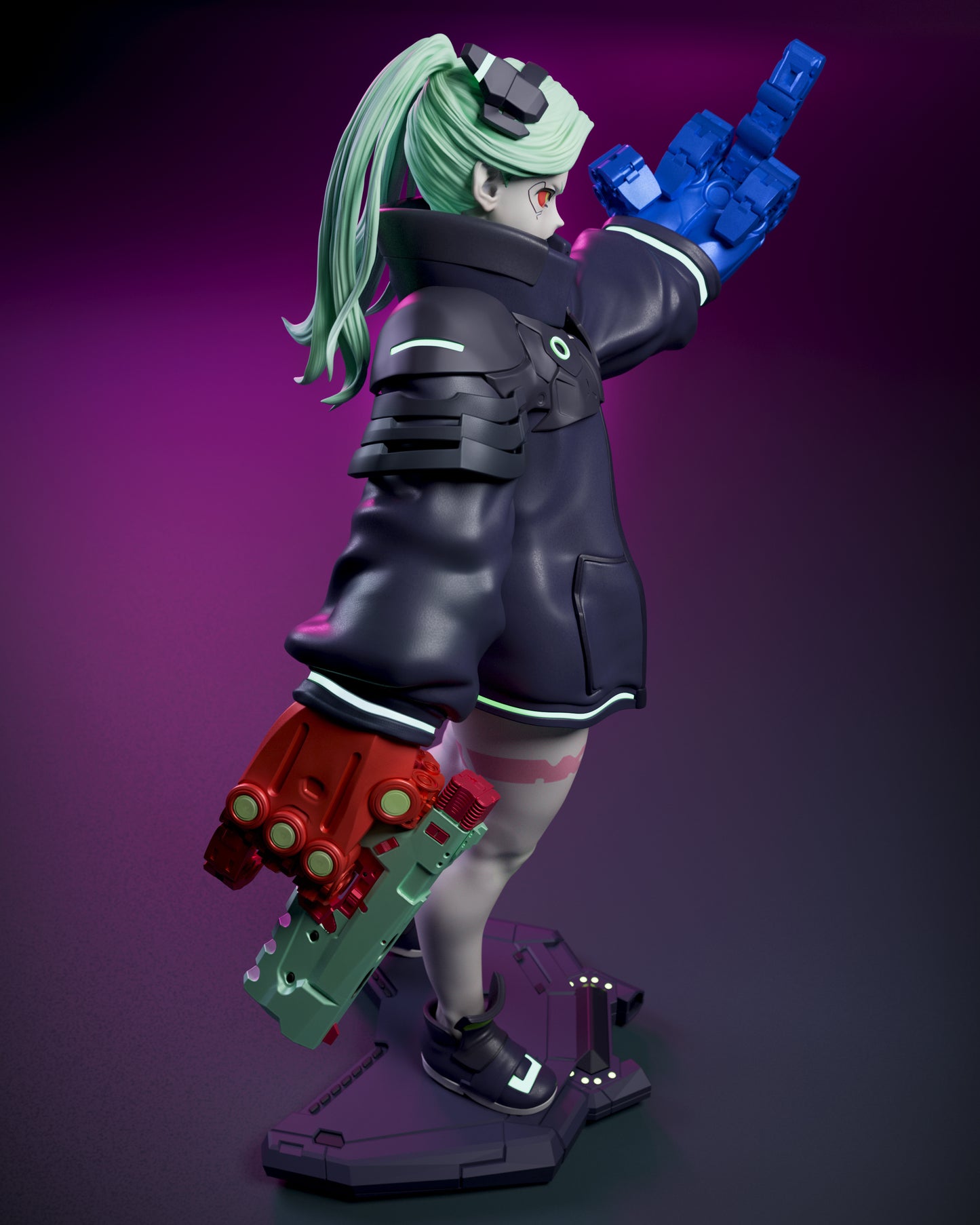 0461 RebeccaCyberpunk - STL 3D Print Files